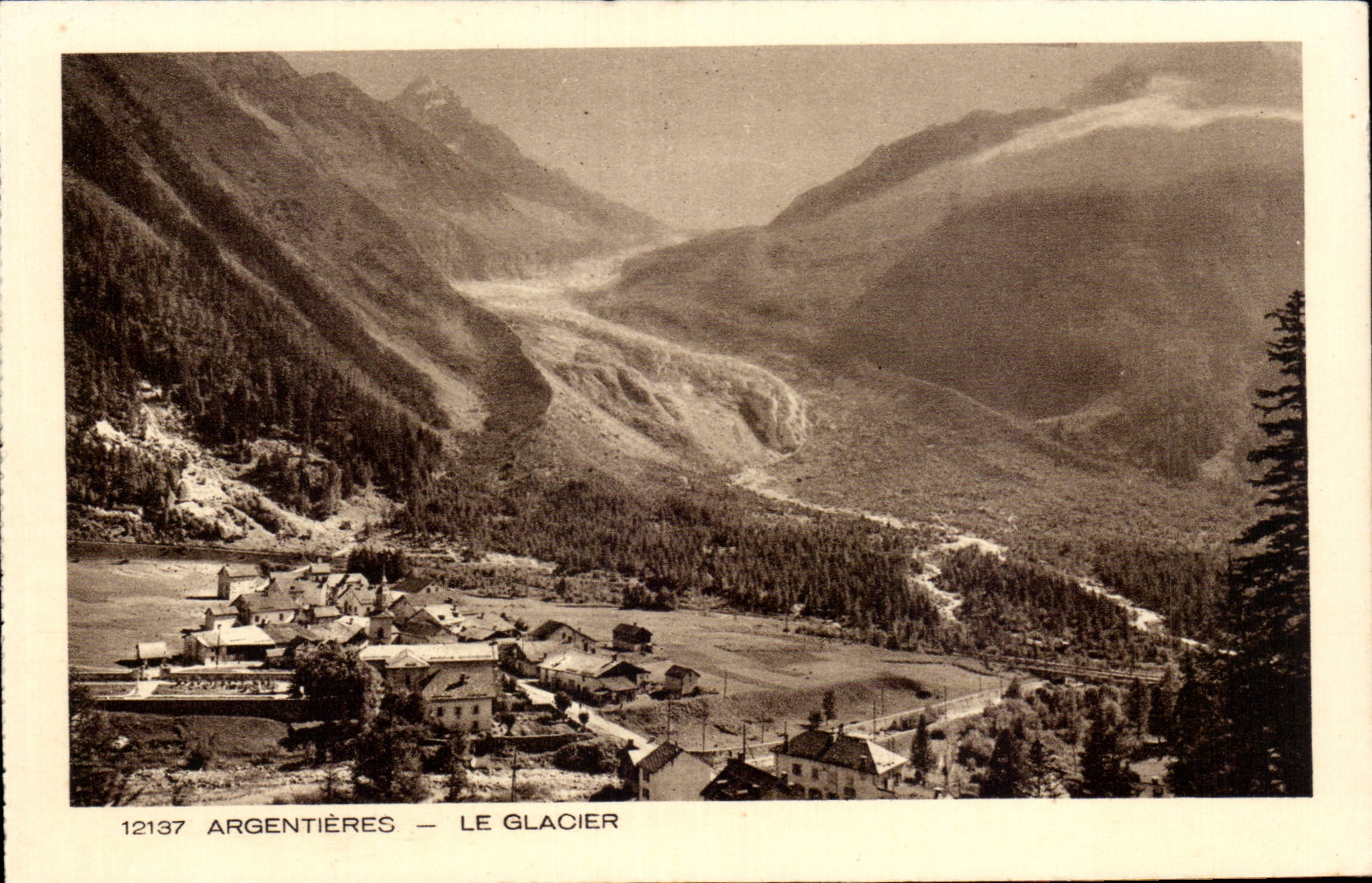 Argentiere - the Glacier - CPA