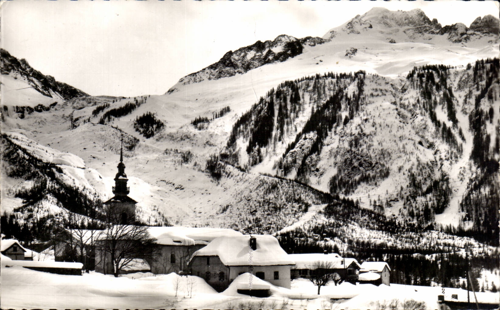 Argentiere - Under snow - CPA