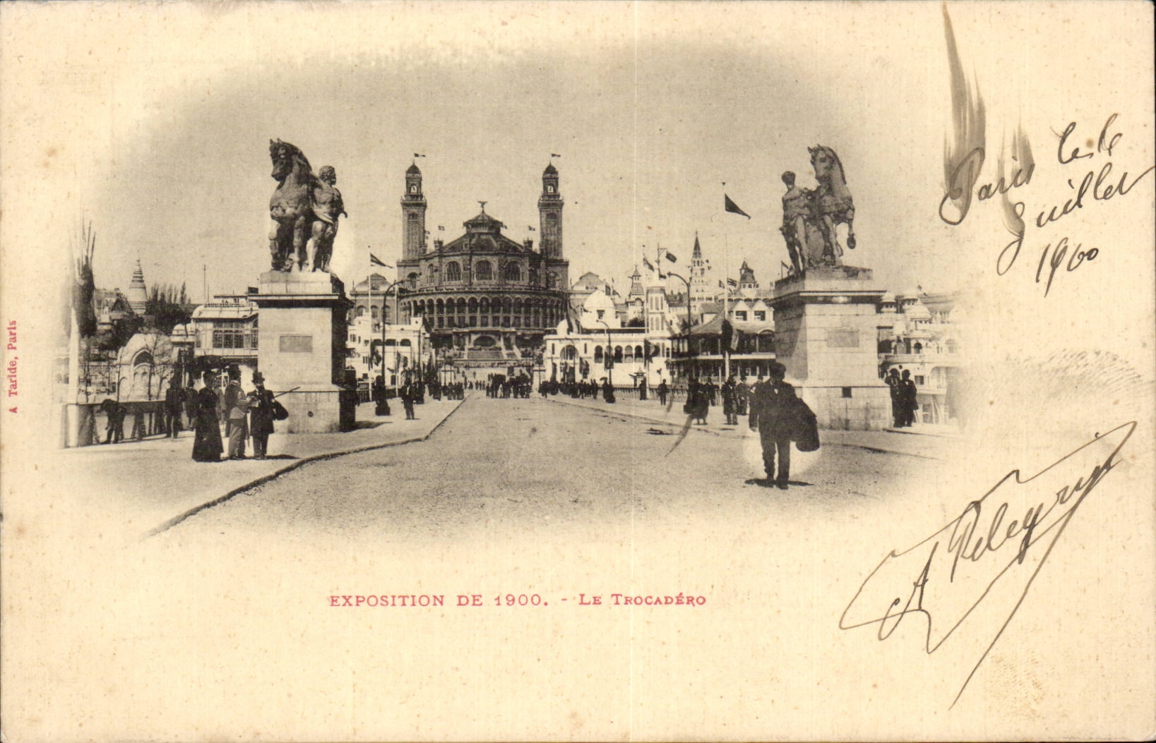 Paris - Fair of 1900 - Trocadero - CPA