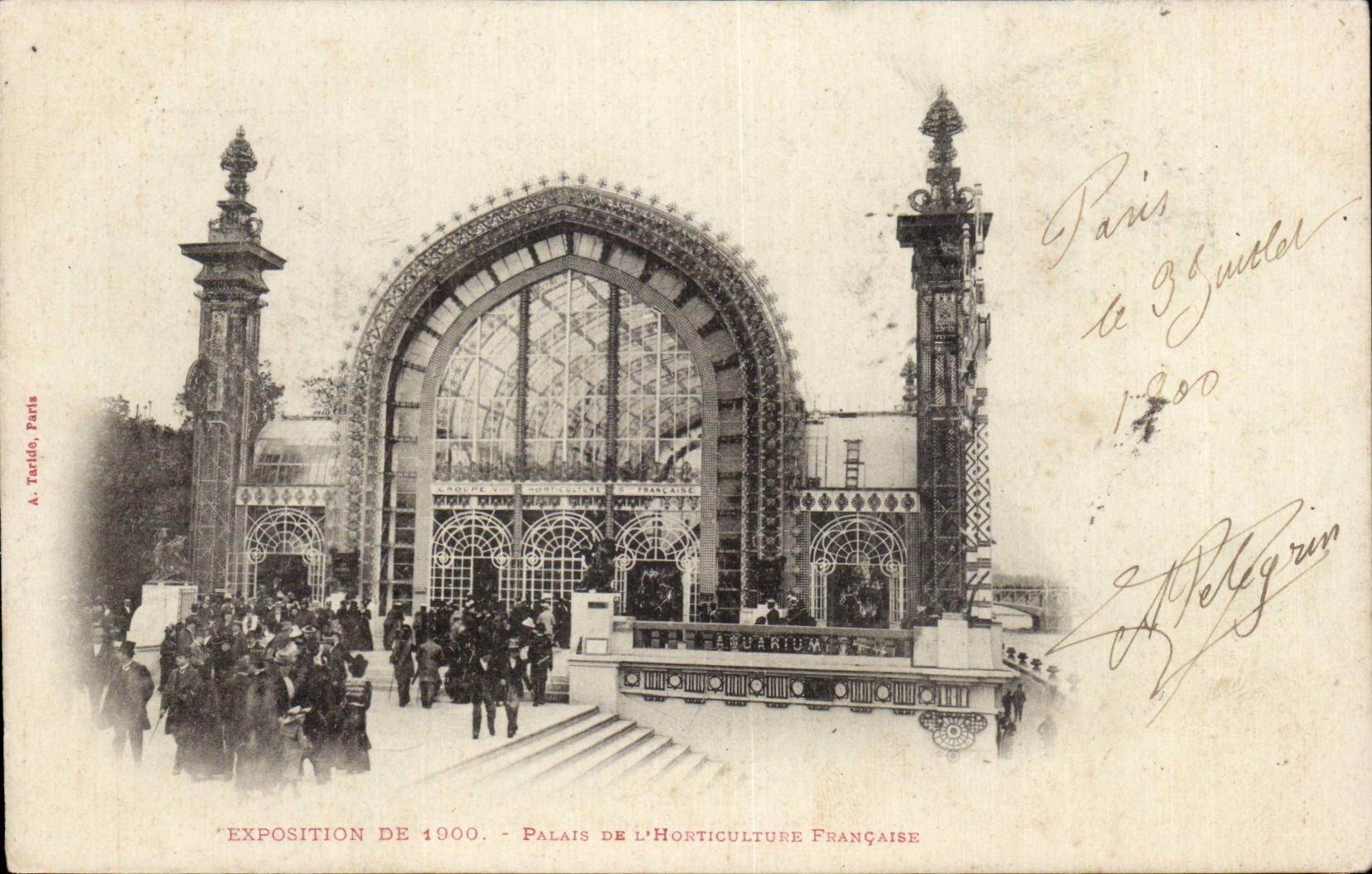Paris - Fair of 1900 - Palate of French Horticulture - CPA