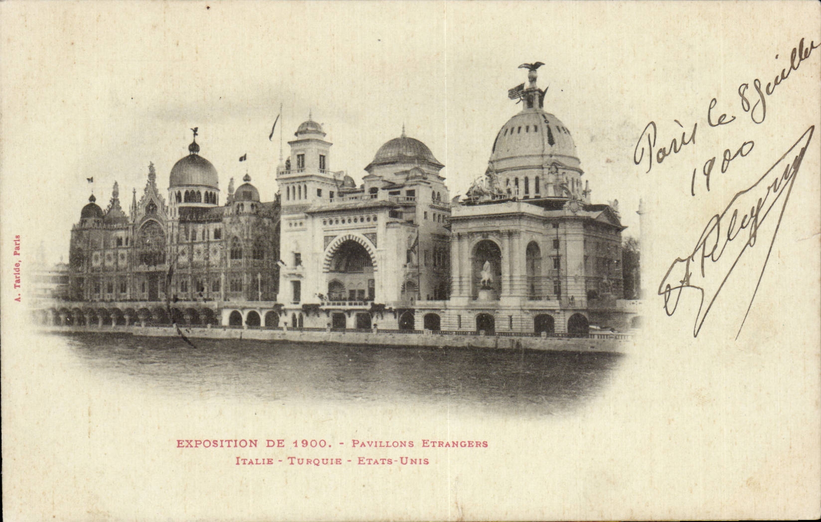 Paris - Fair of 1900 - Houses Etrangeres - Italy - Turkey - ETAS Plain - CPA