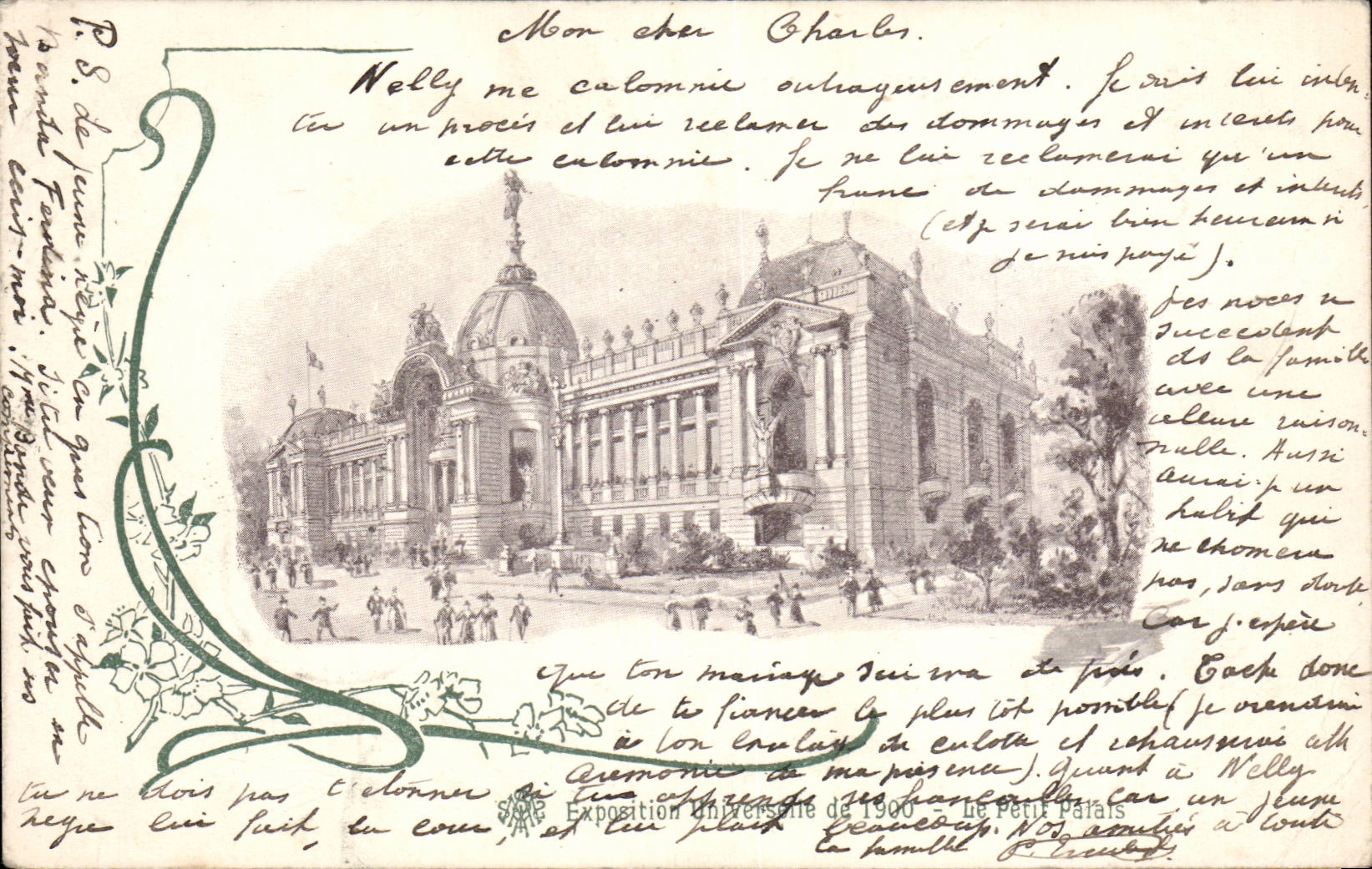 Paris - Fair Universal of 1900 - the Small Palate - Illustration - CPA