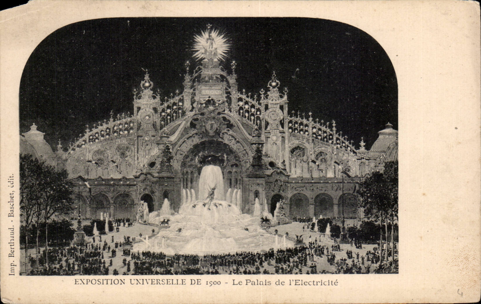 Paris - Fair Universal 1900 - the Palate of Electricity - CPA