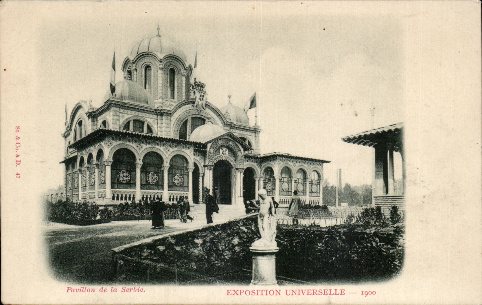 Paris - Fair Universal 1900 - House of Serbia - CPA