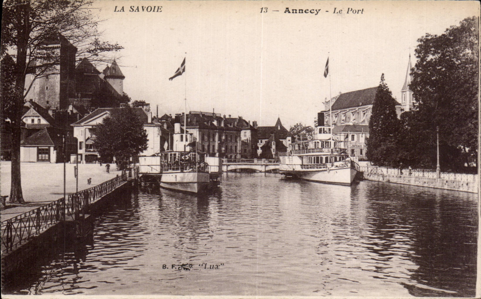 CPA Annecy Le port Bateau