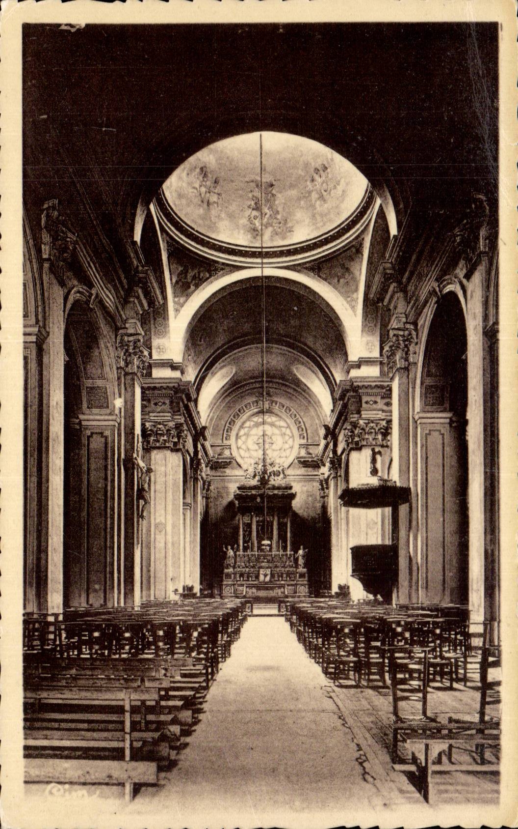 CPA Annecy Interieur de Notre Dame de Liesse