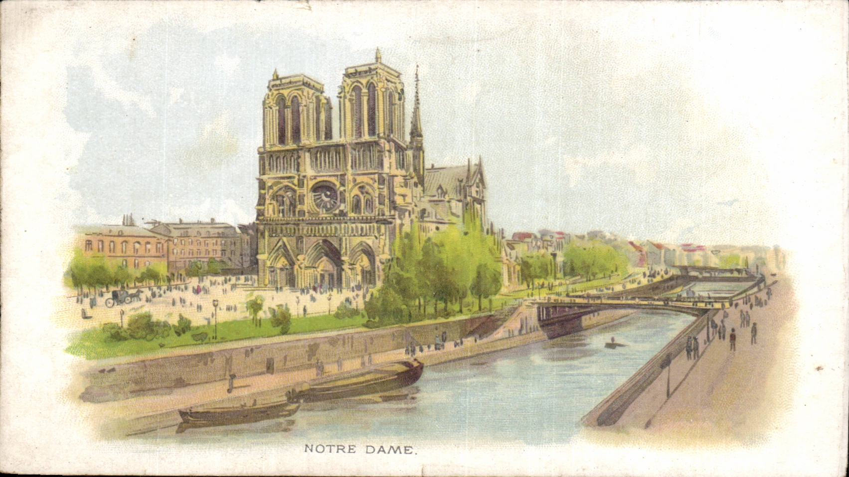 Paris - 4 - Notre Dame - CPA