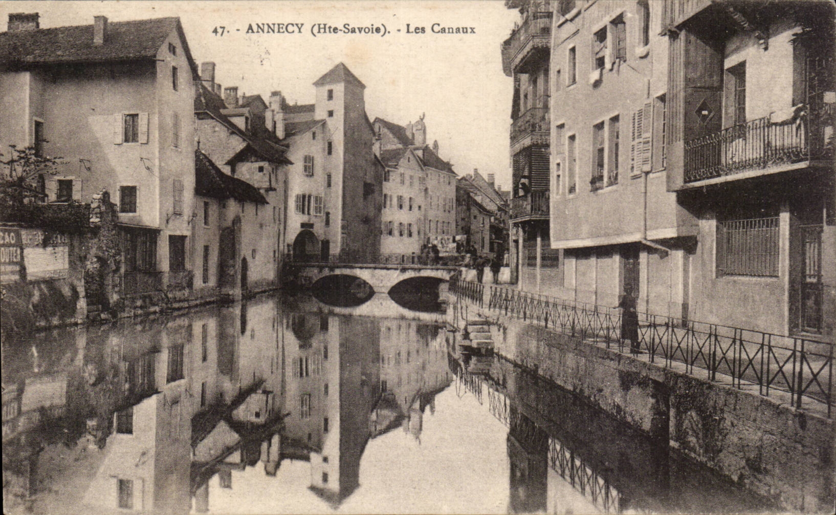 CPA Annecy Les canaux