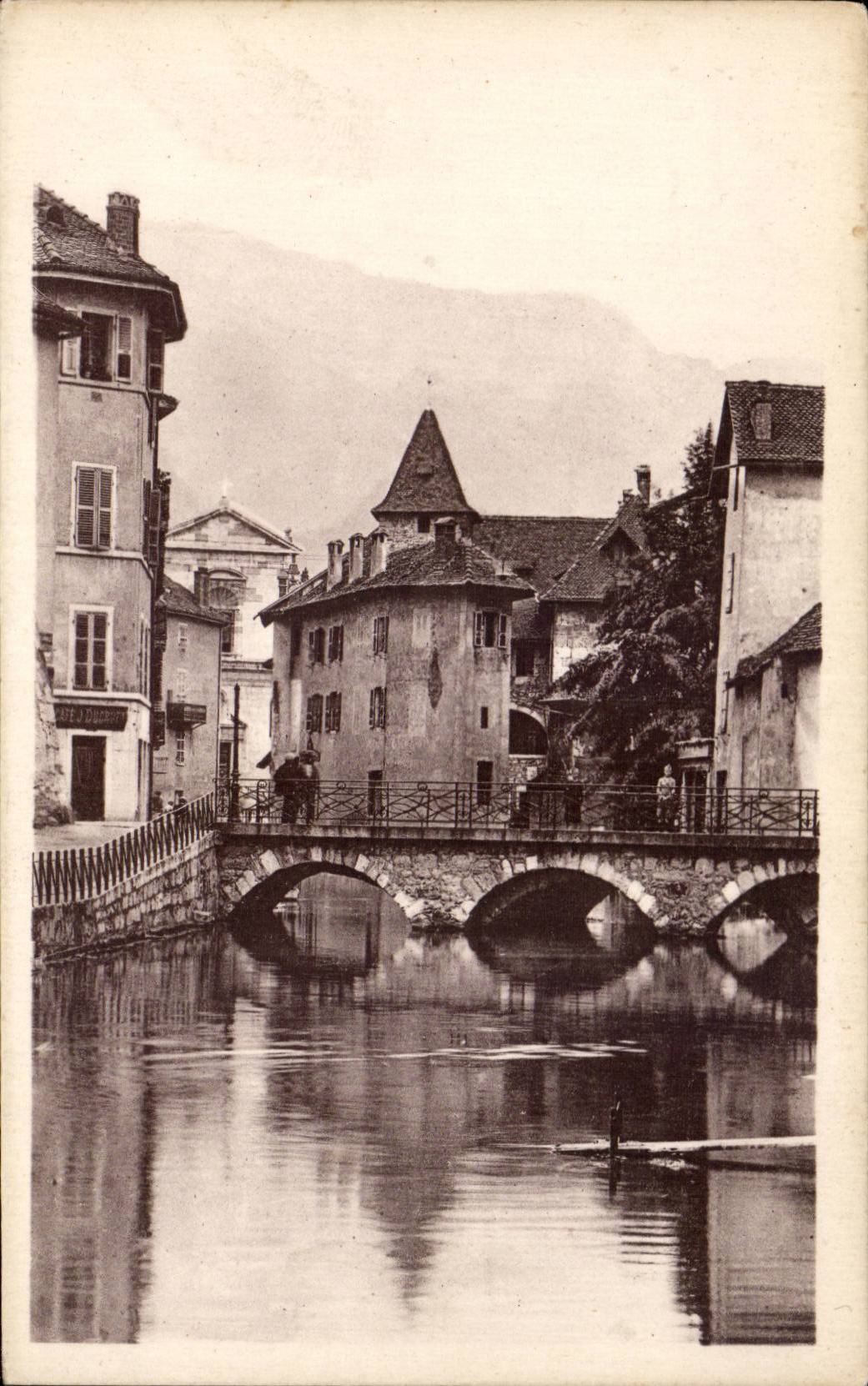 CPA Annecy Le pont Morene