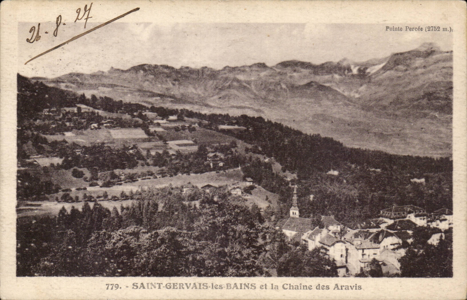 CPA Saint Gervais les Bains and chains it of Aravis