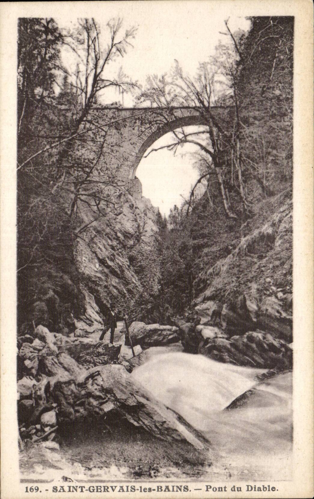 CPA Saint Gervais les Bains Bridge of the devil