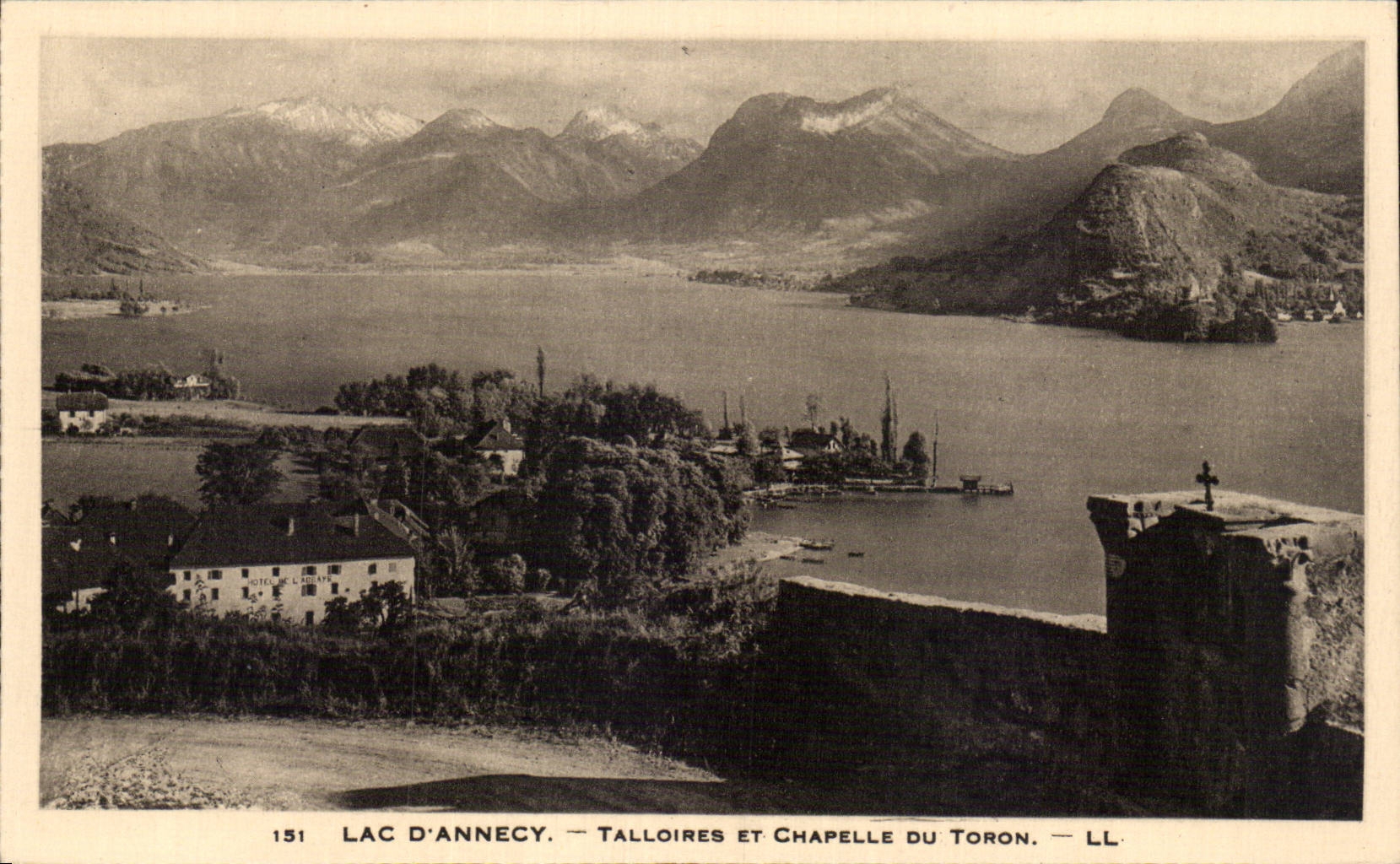 CPA Talloires and vault of the Strand Hotel of abbey