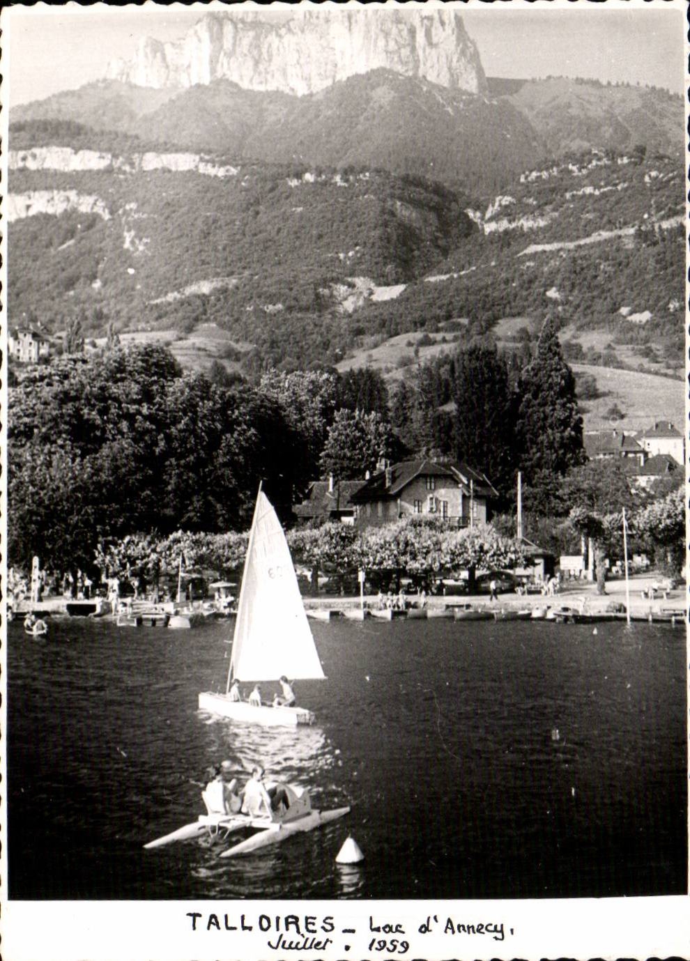 CPSM Surroundings Annecy Talloires July 1959
