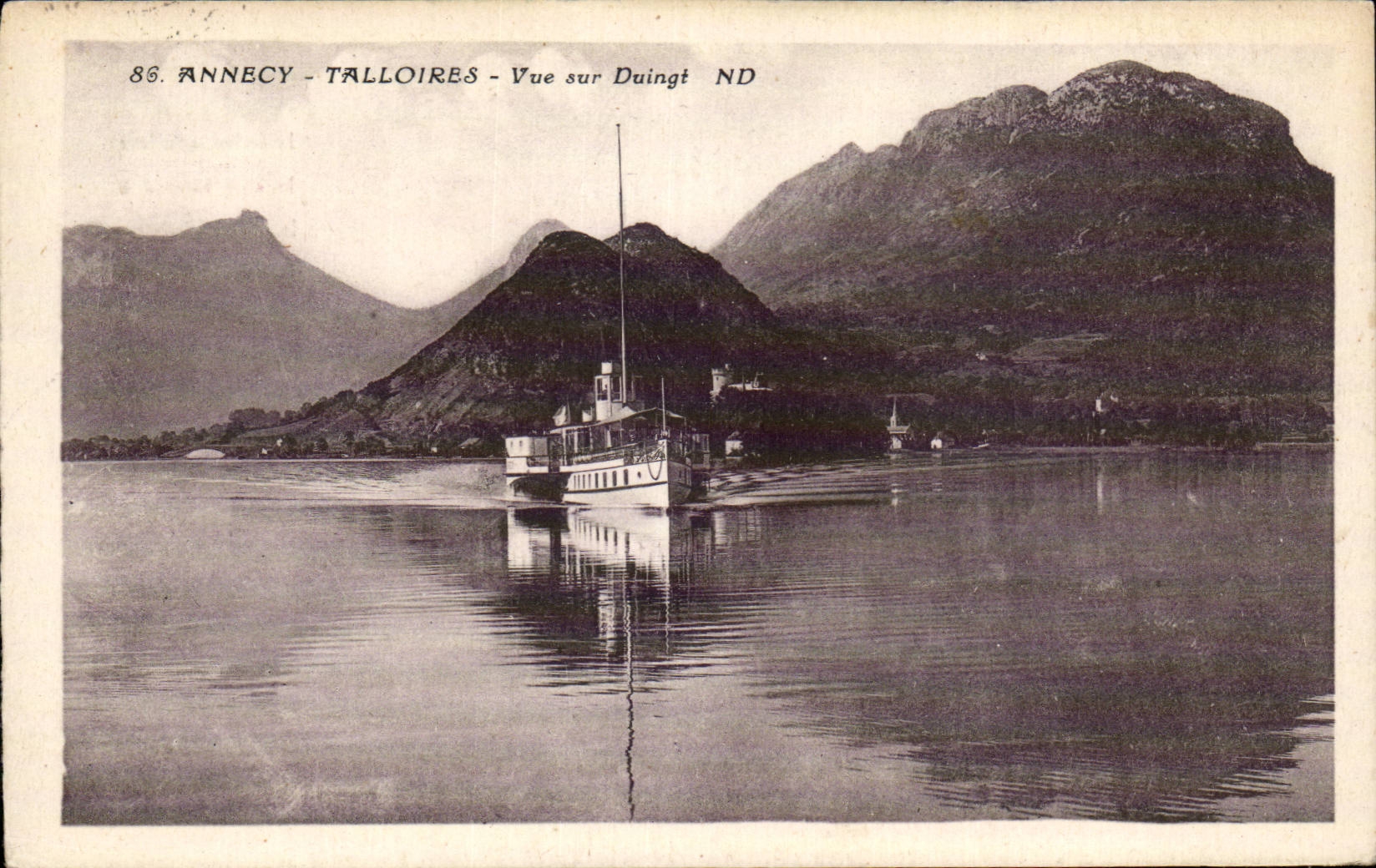 CPA Lake Annecy Talloires Seen on Duingt