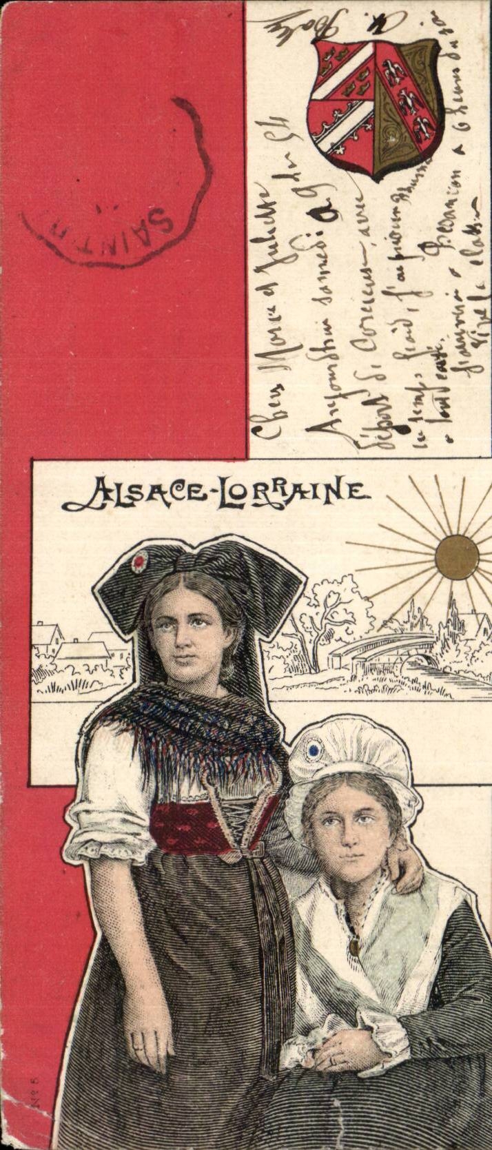 Lorraine Alsace - Souvenir - CPA