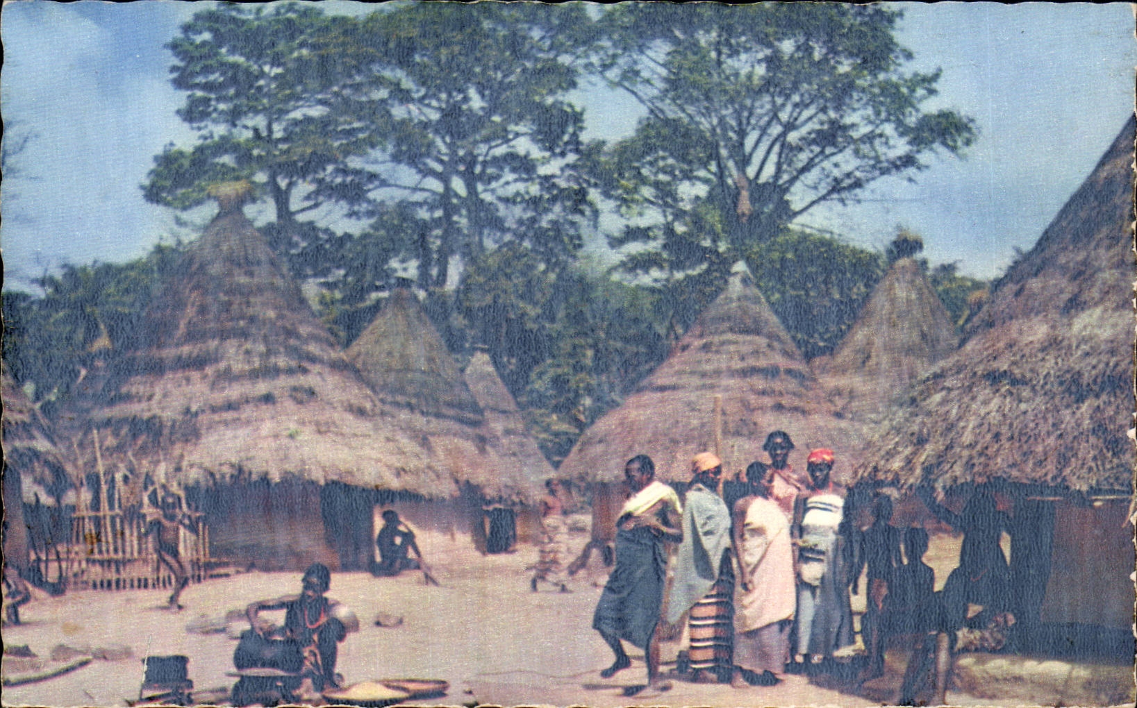 Afrique - Africa - L Afrique en Couleurs - Village Africain - CPA