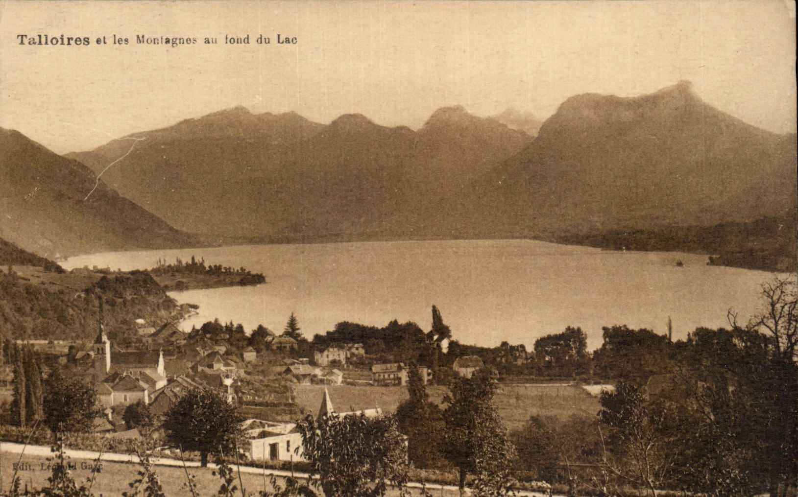 Lac d Annecy - Talloires - et les Montagnes - CPA
