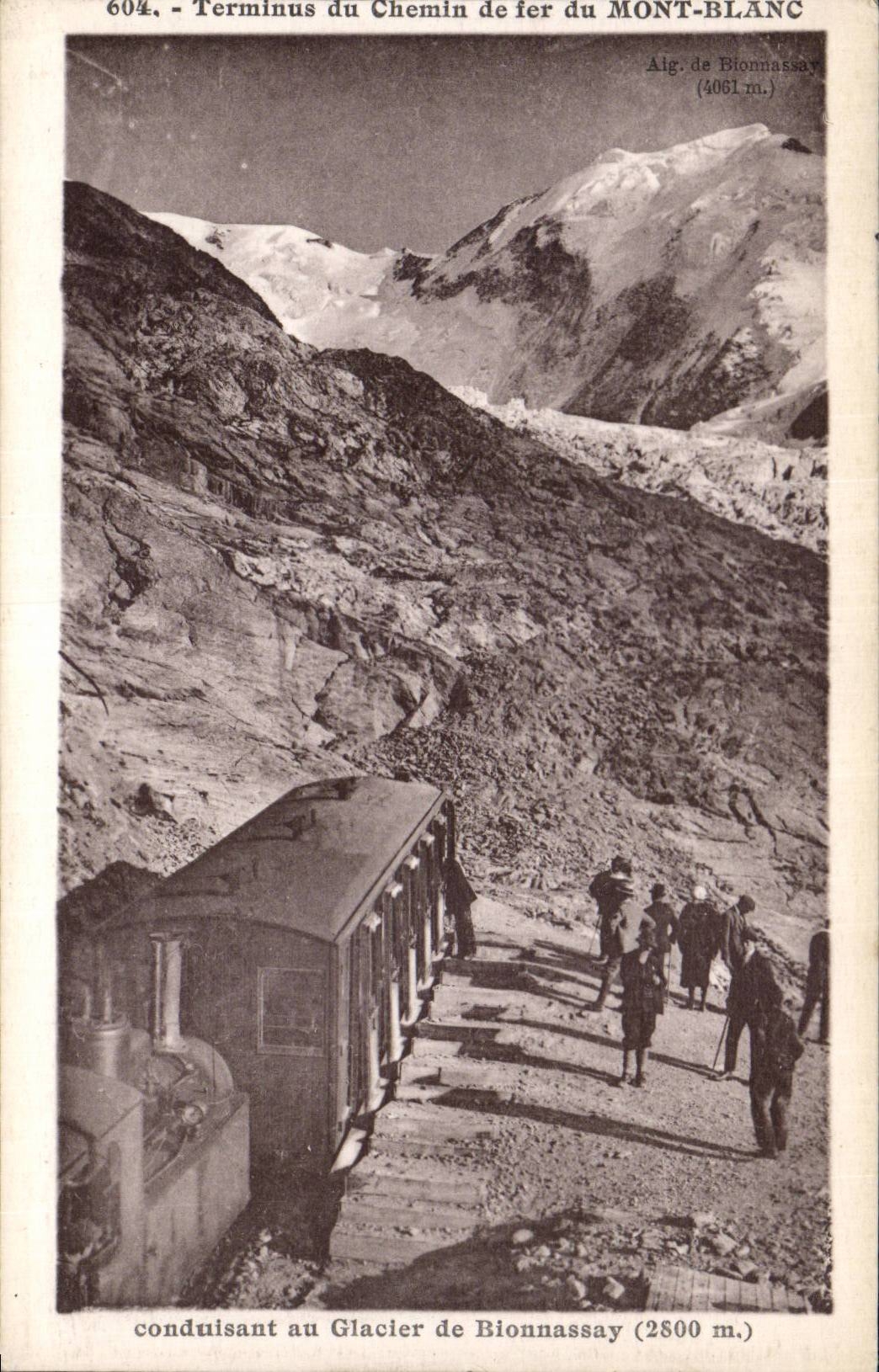 Chamonix - Terminus de Chemin du Fer du Mont Blanc - CPA 