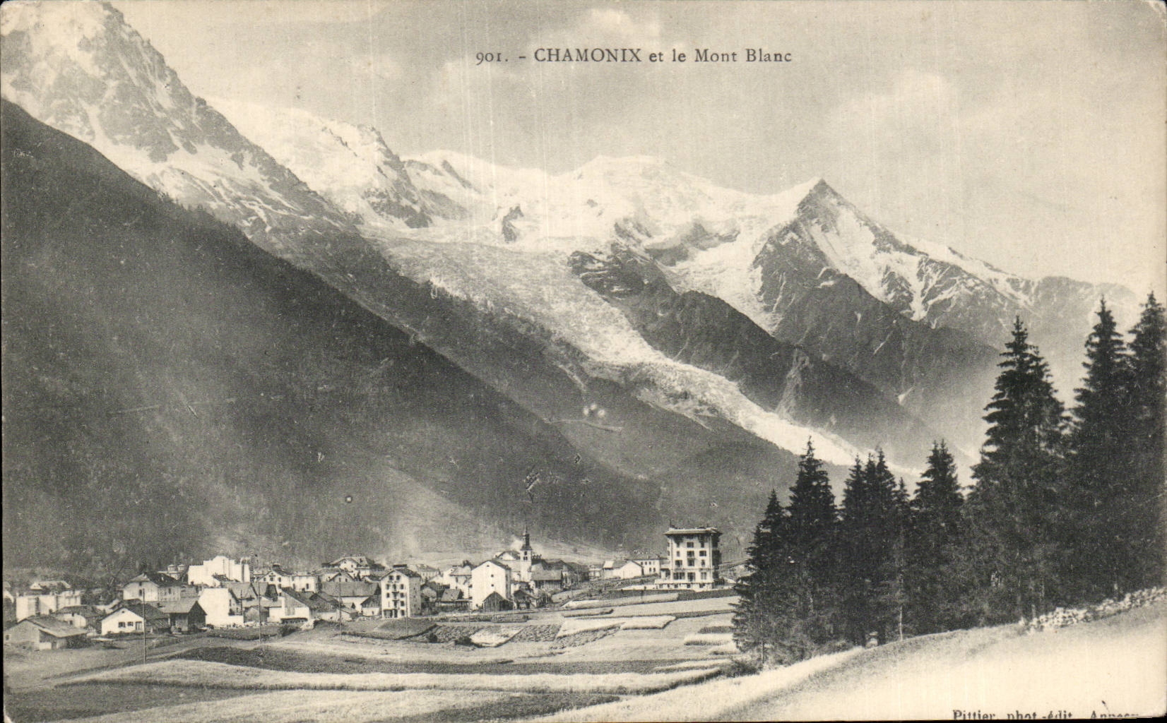 Chamonix - and Mont Blanc - CPA