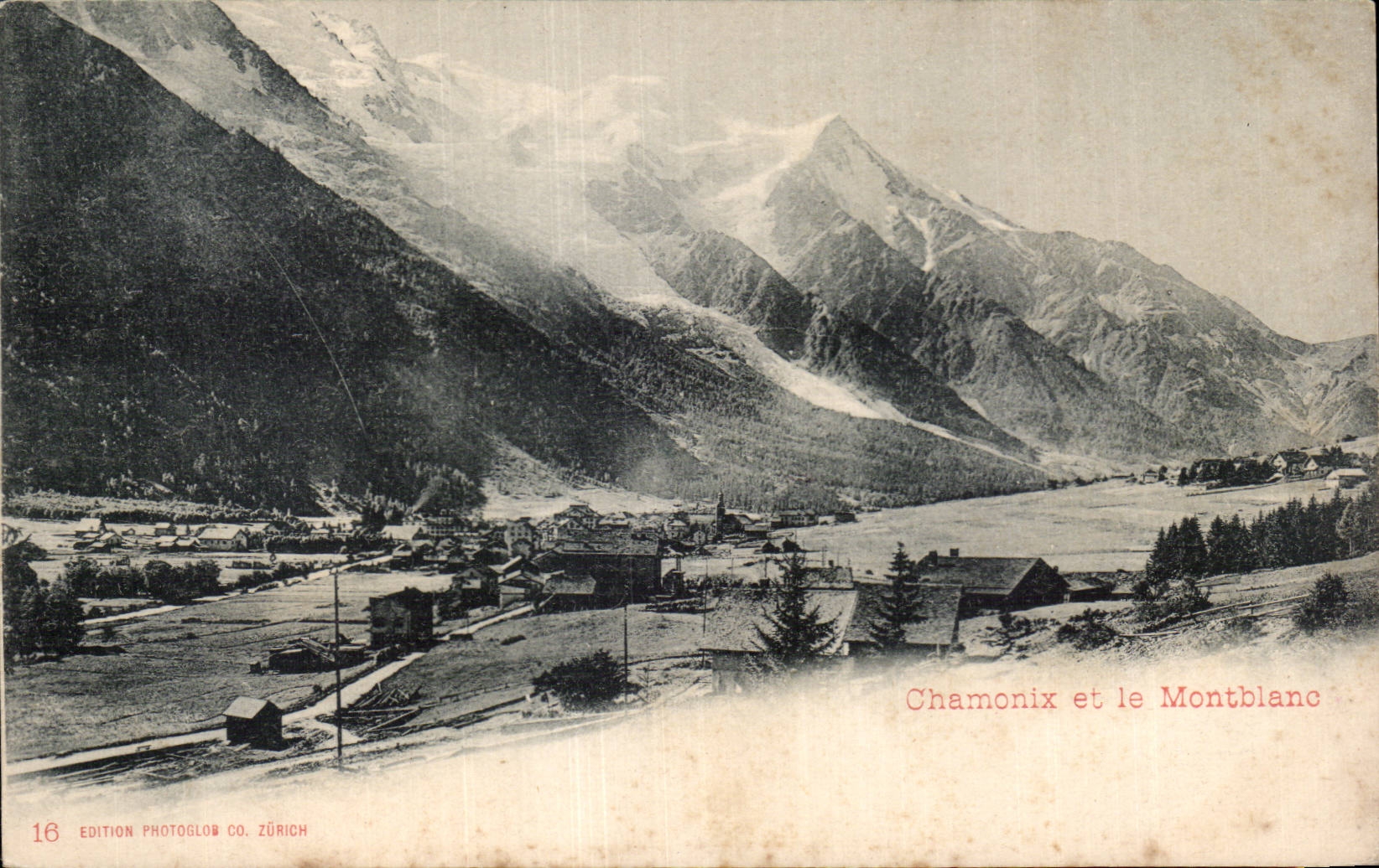 Chamonix - Le Mont Blanc - CPA 