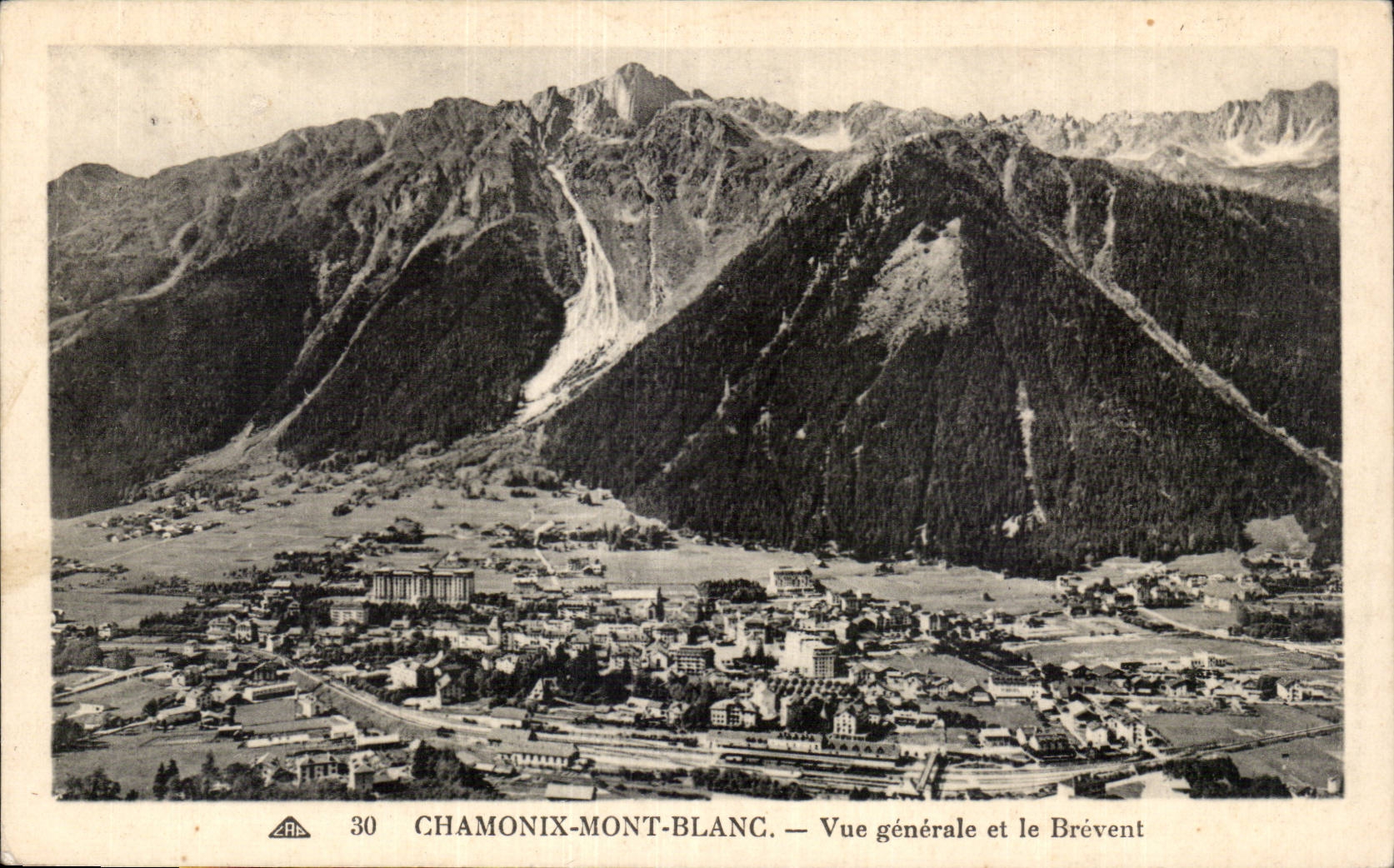 Chamonix - Mount Blanc - View - Brevent - CPA
