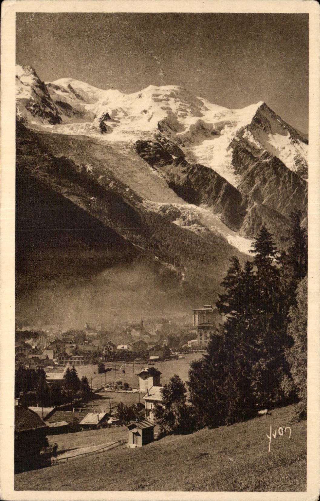 Chamonix - Mount Blanc - View - Soft France - Yvon - CPA
