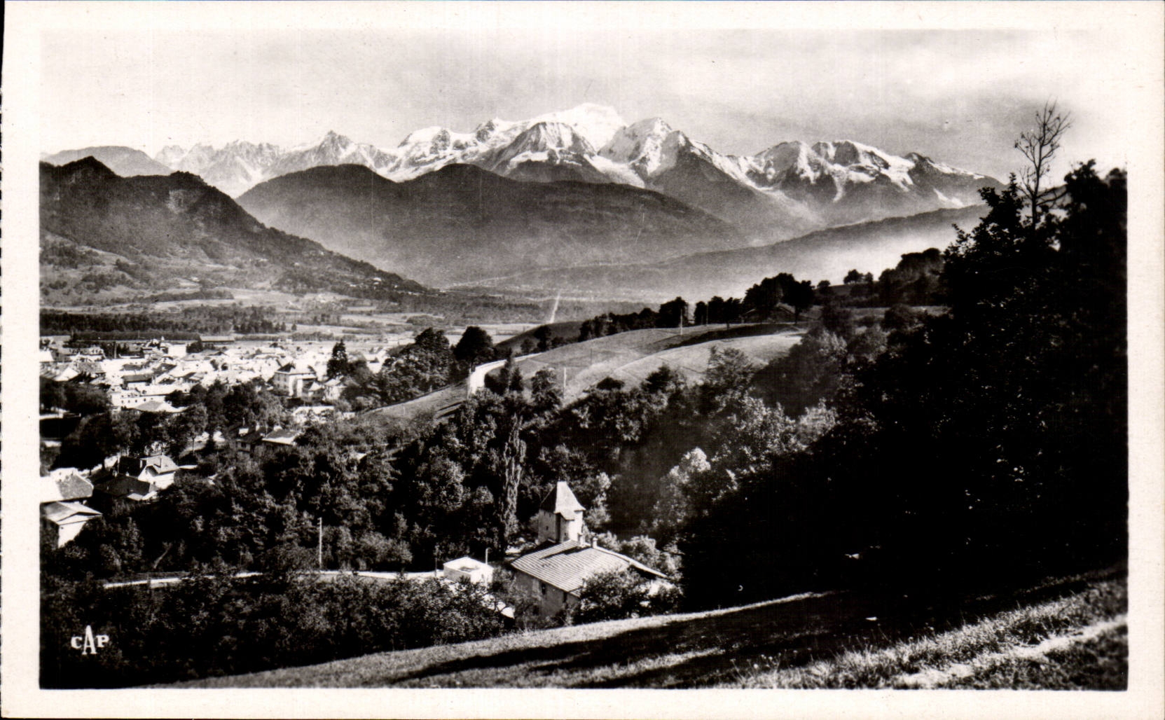 CPA Sallanches Valley of Arve and Mont Blanc
