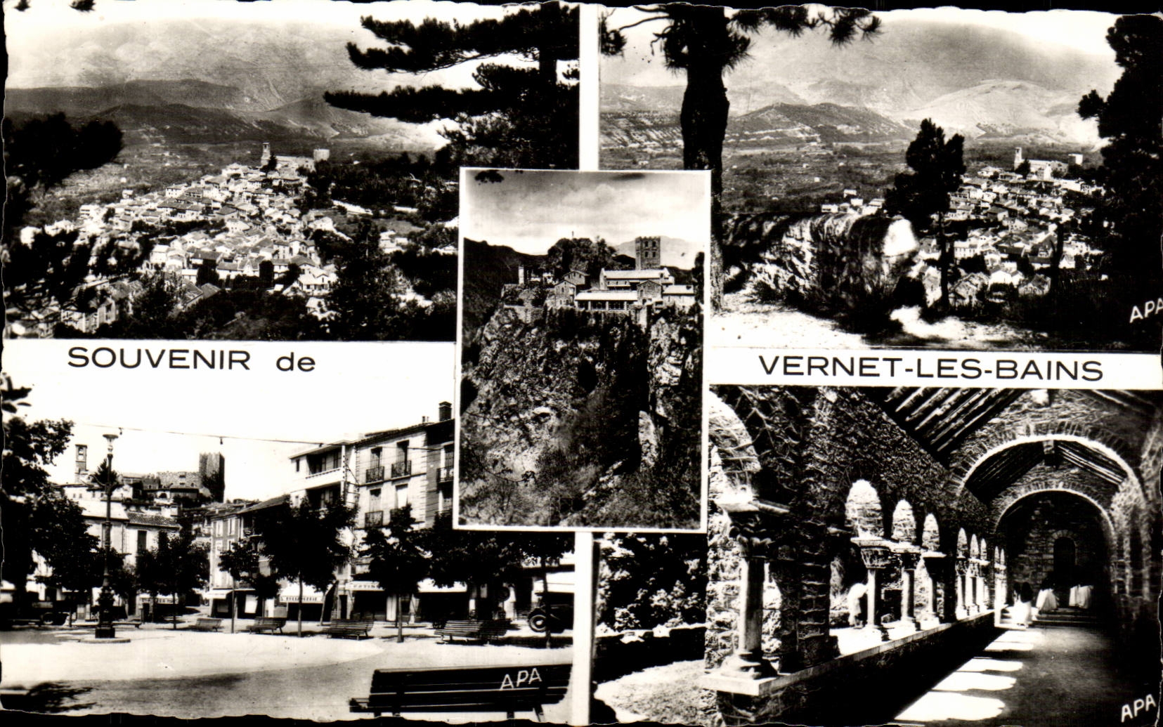 CPSM Souvenir of Vernet les Bains