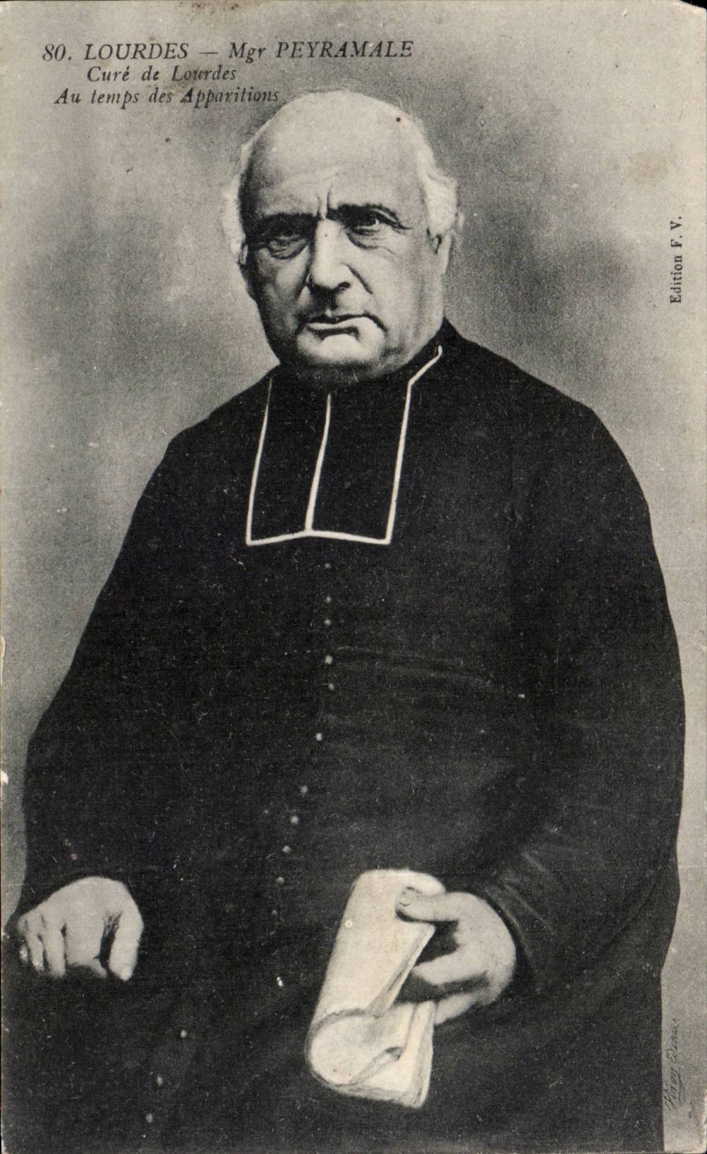 CPA Lourdes Mgr Peyramale Cure de Lourdes Au temps des apparitions