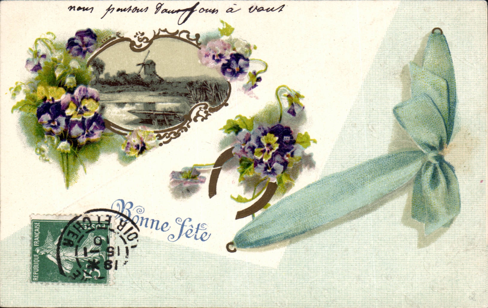 CPA Good Fantaisie celebrates Moulin Windmill