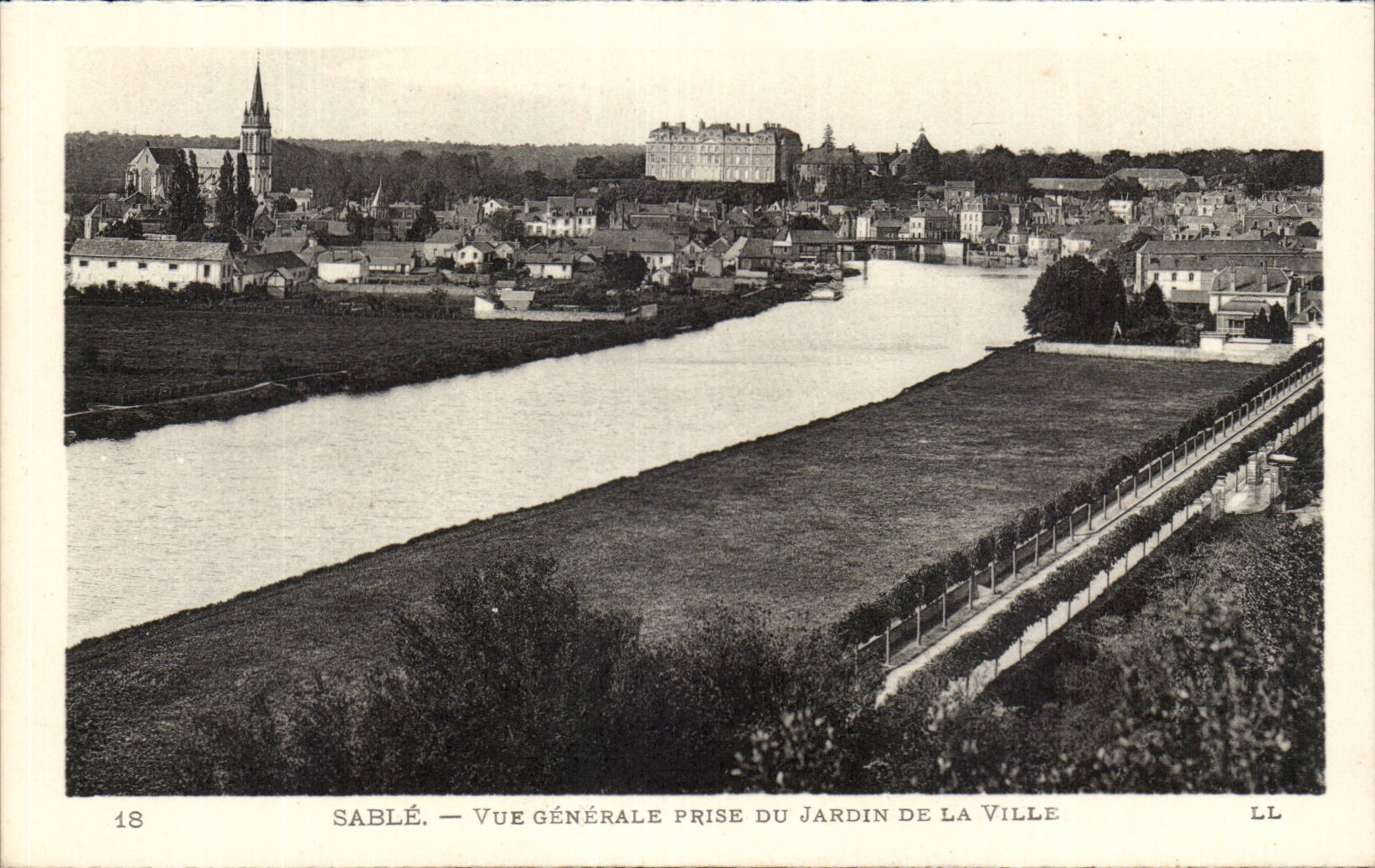 CPA View Sands taken garden of the city