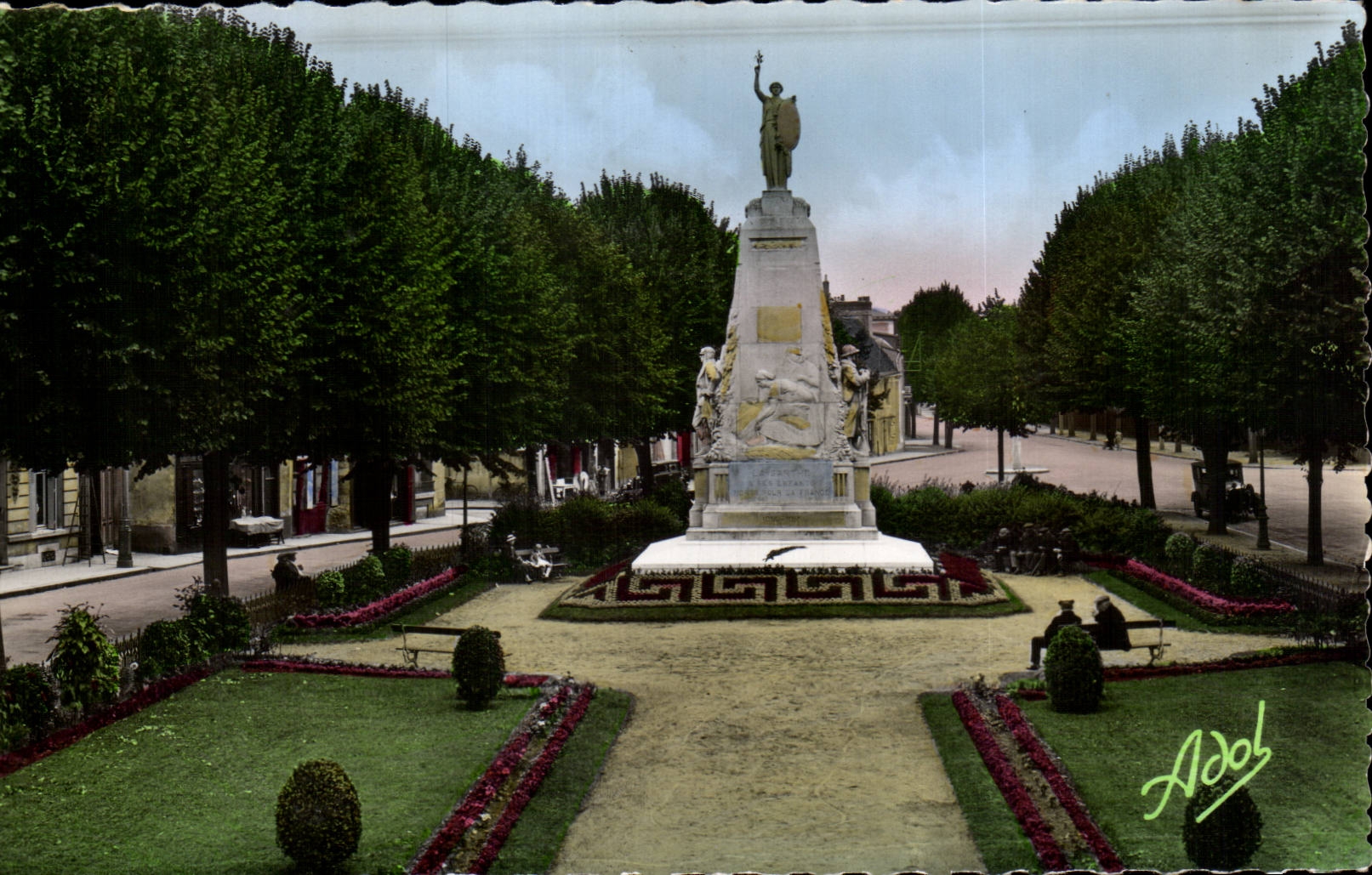 CPA the mans Memorial of the soldiers of the Great War 1914 1918