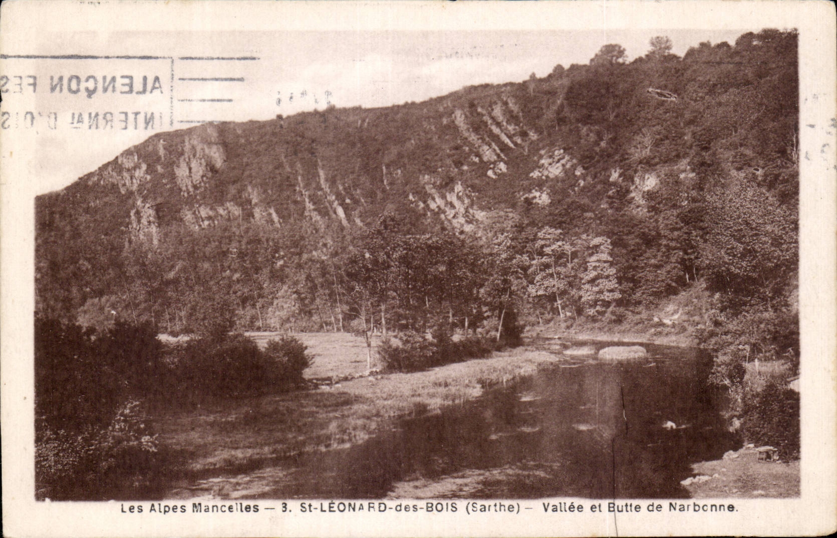 CPA the Alps Mancelles St leonard of wood Valley and ridges of Narbonne