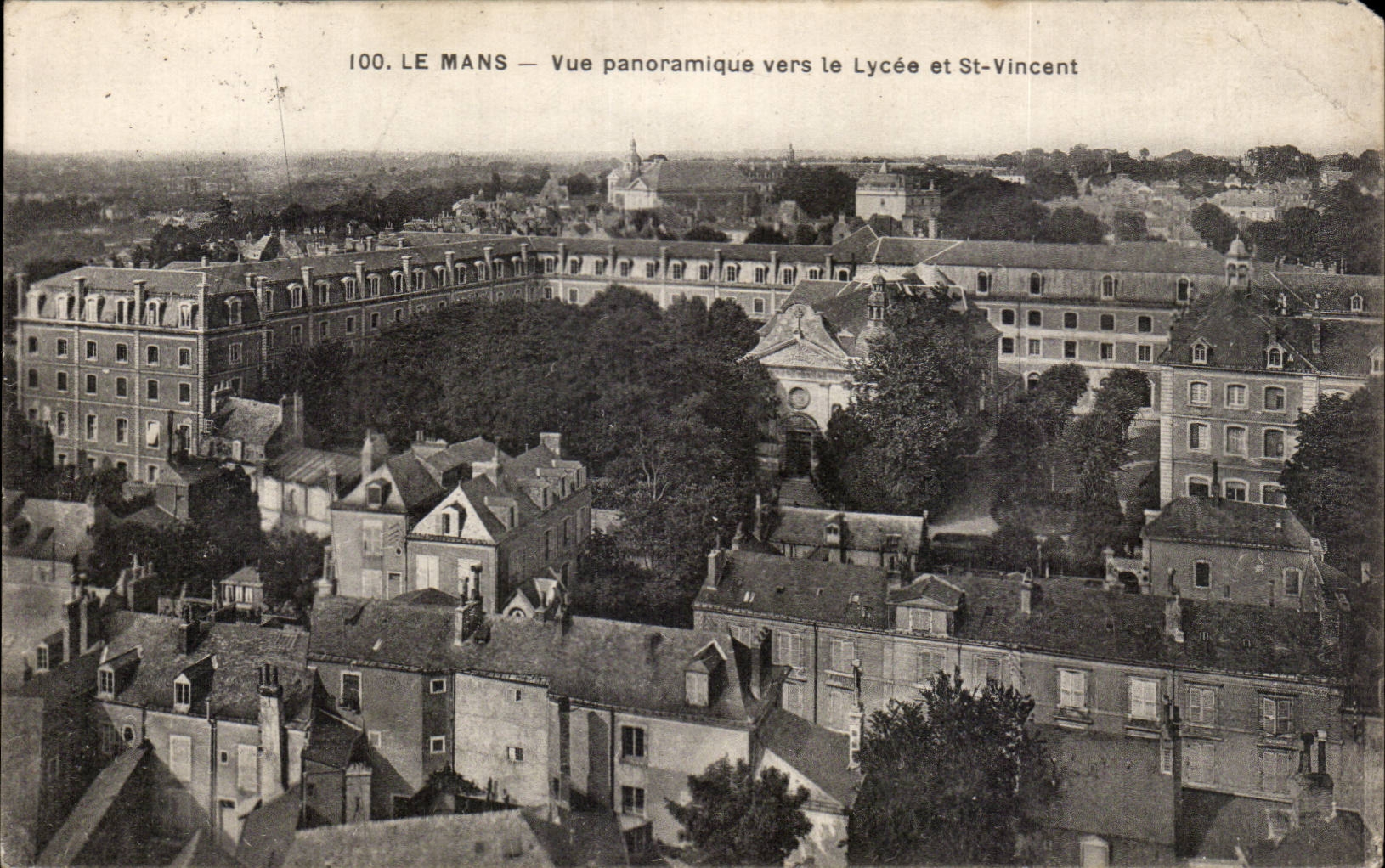 CPA the mans Panoramic View towards the college and St Vincent