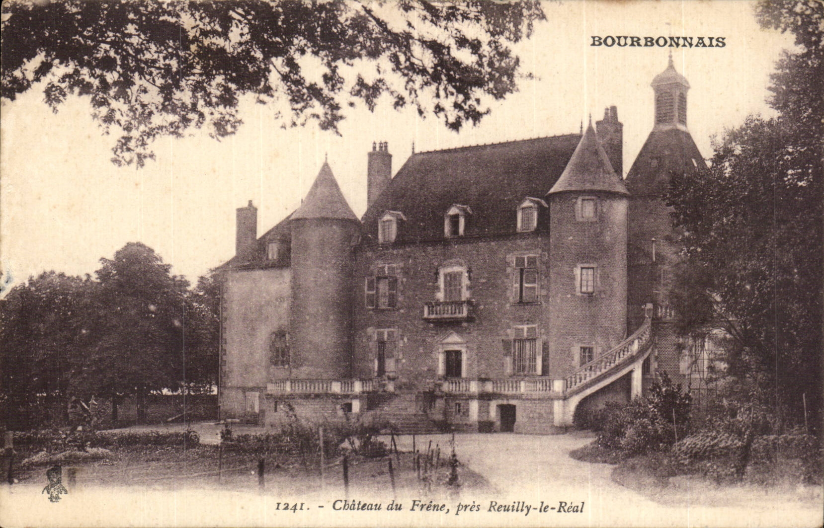 CPA Bourbonnais Castle of the Ash close Rueilly REal