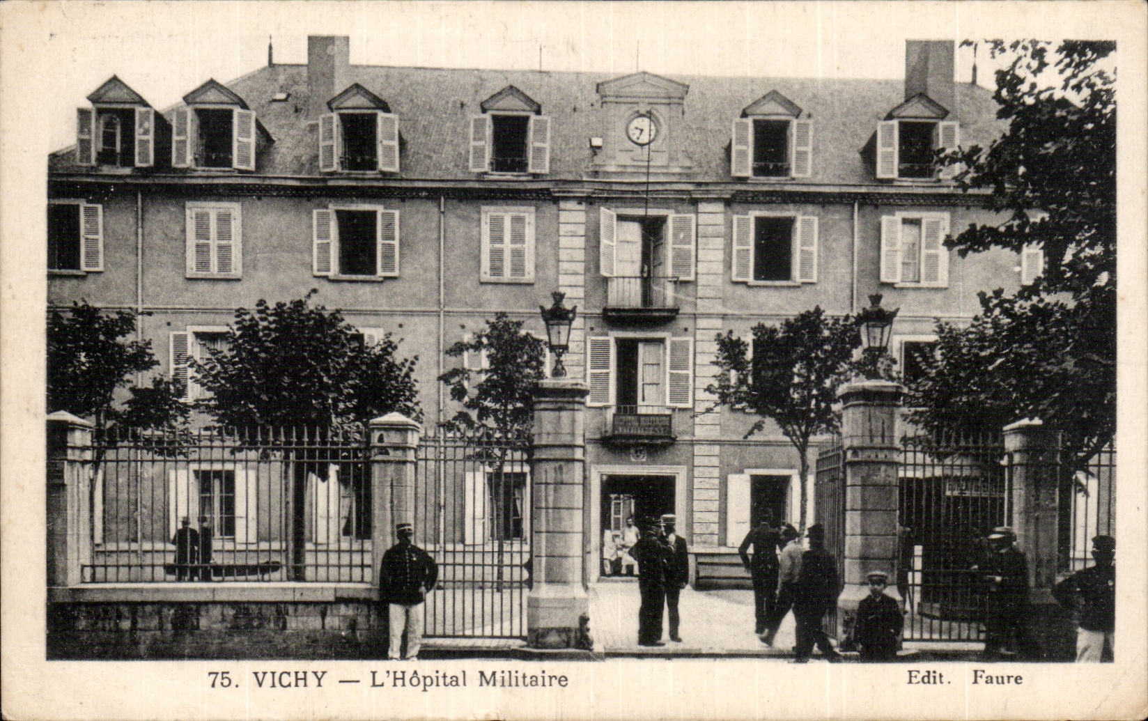 CPA Vichy military hospital