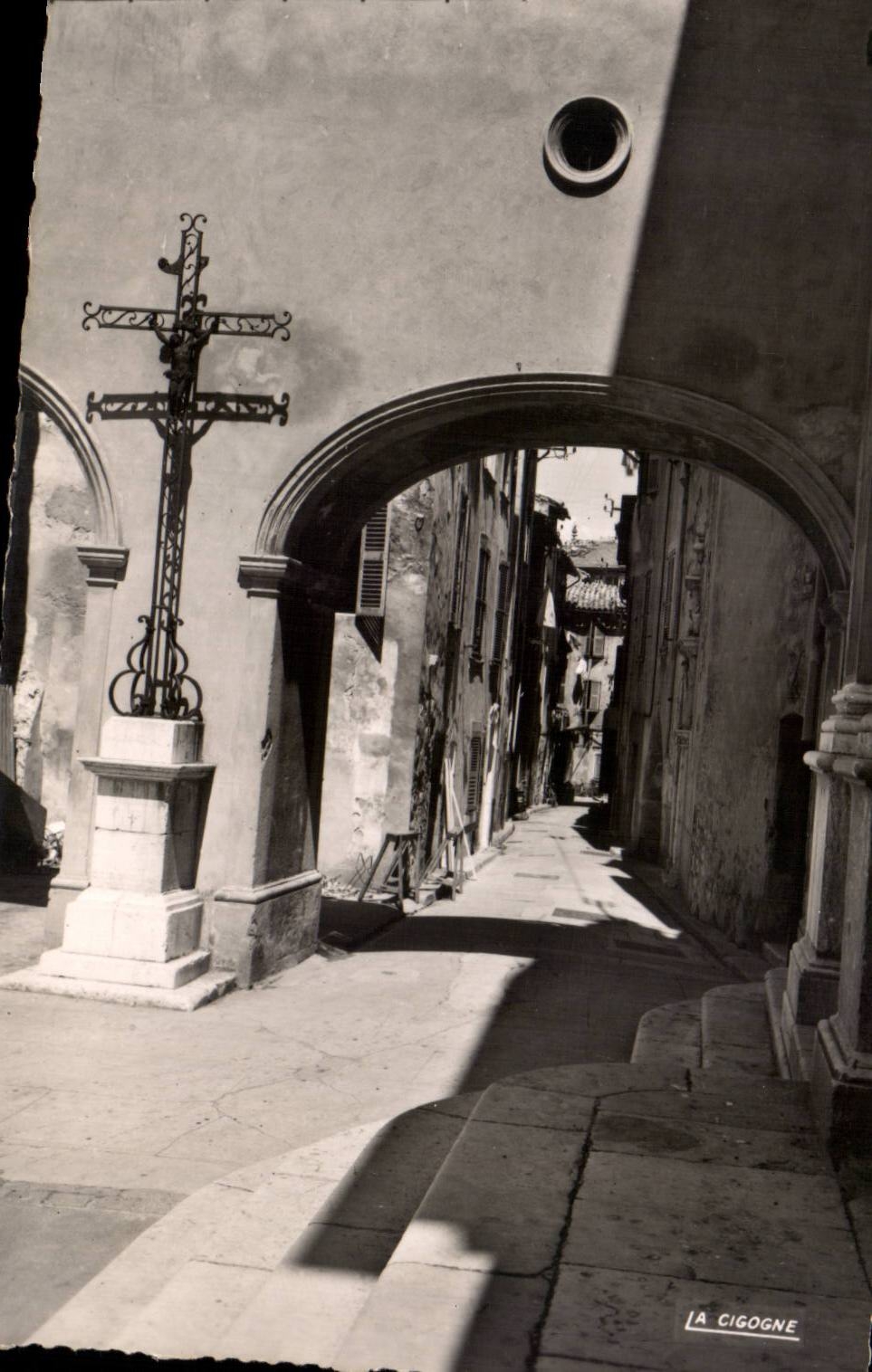 CPA old Antibes Street Saint Spirit