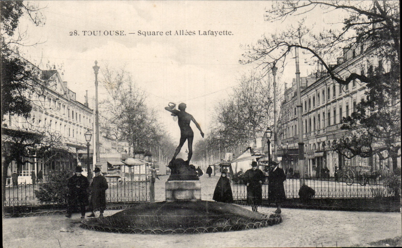 Jardin publico de CPA Toulouse y Lafayette ida