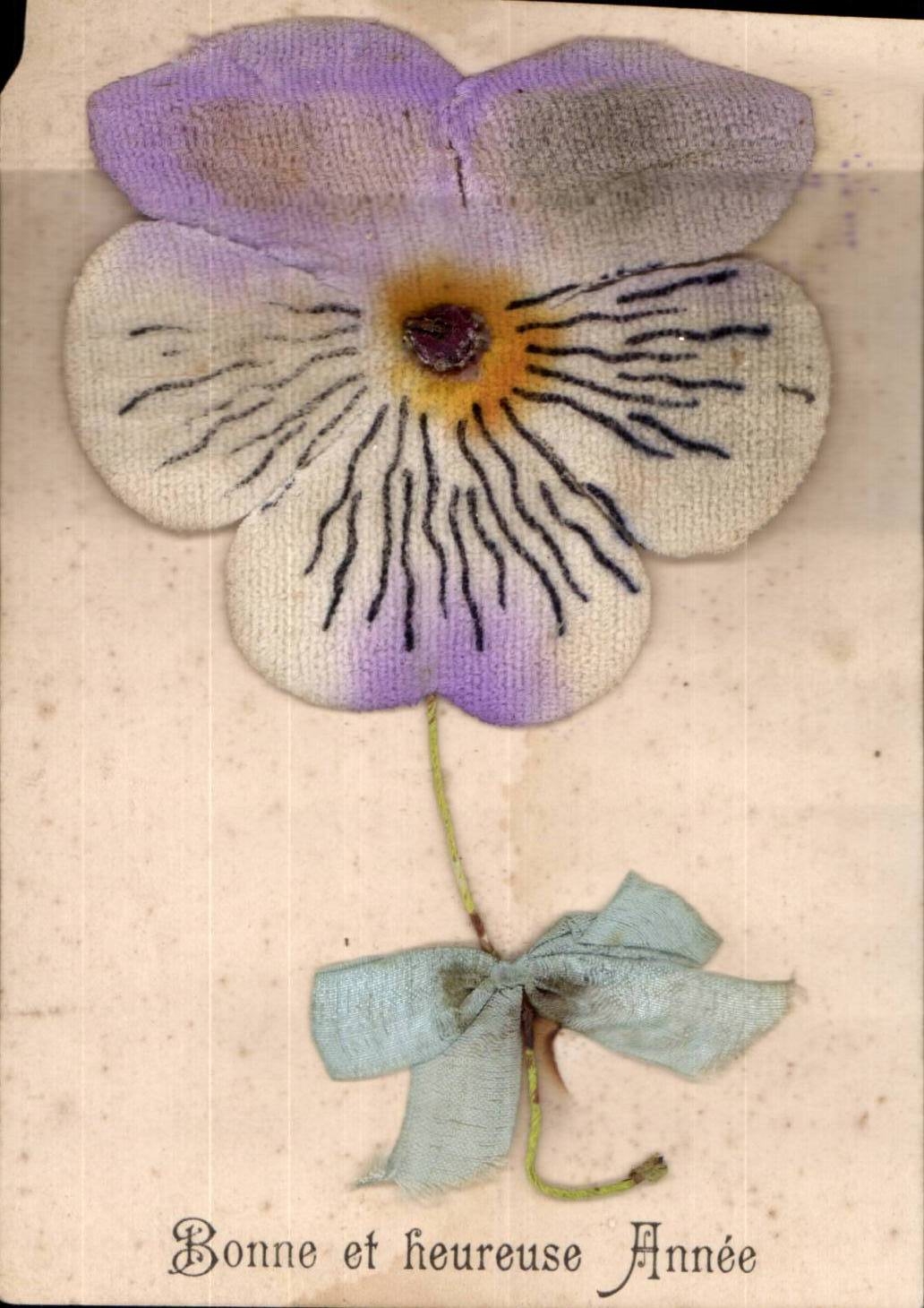 Fleurs Bonne et Heureux Annee - CPA 