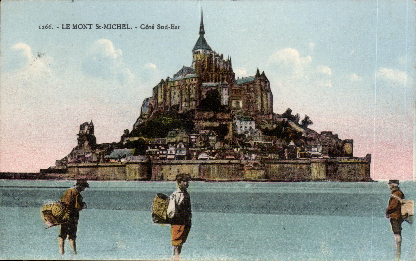 Le Mont Saint Michel - Cote Sud Est Pecheurs - CPA 