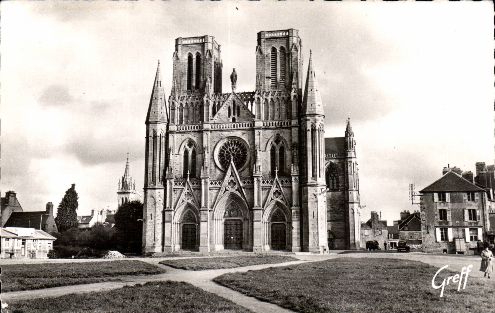 Avranches - la catedral de Notre Dame - CPA