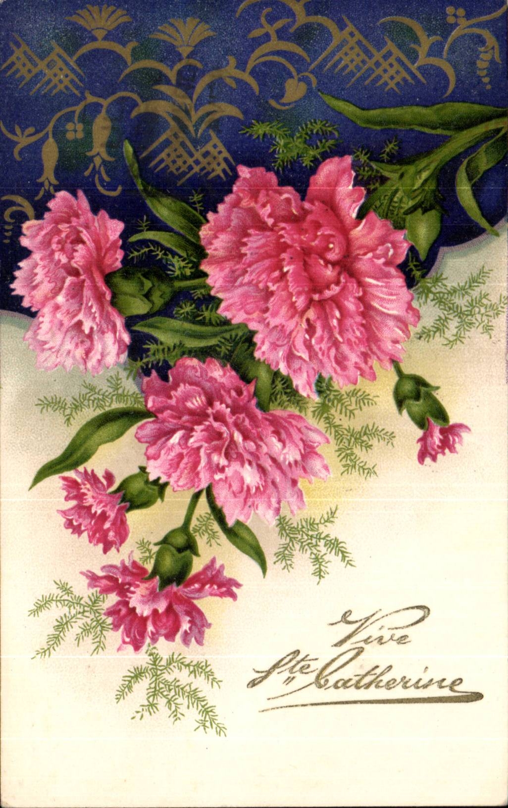 Fleurs Ste Catherine - CPA 