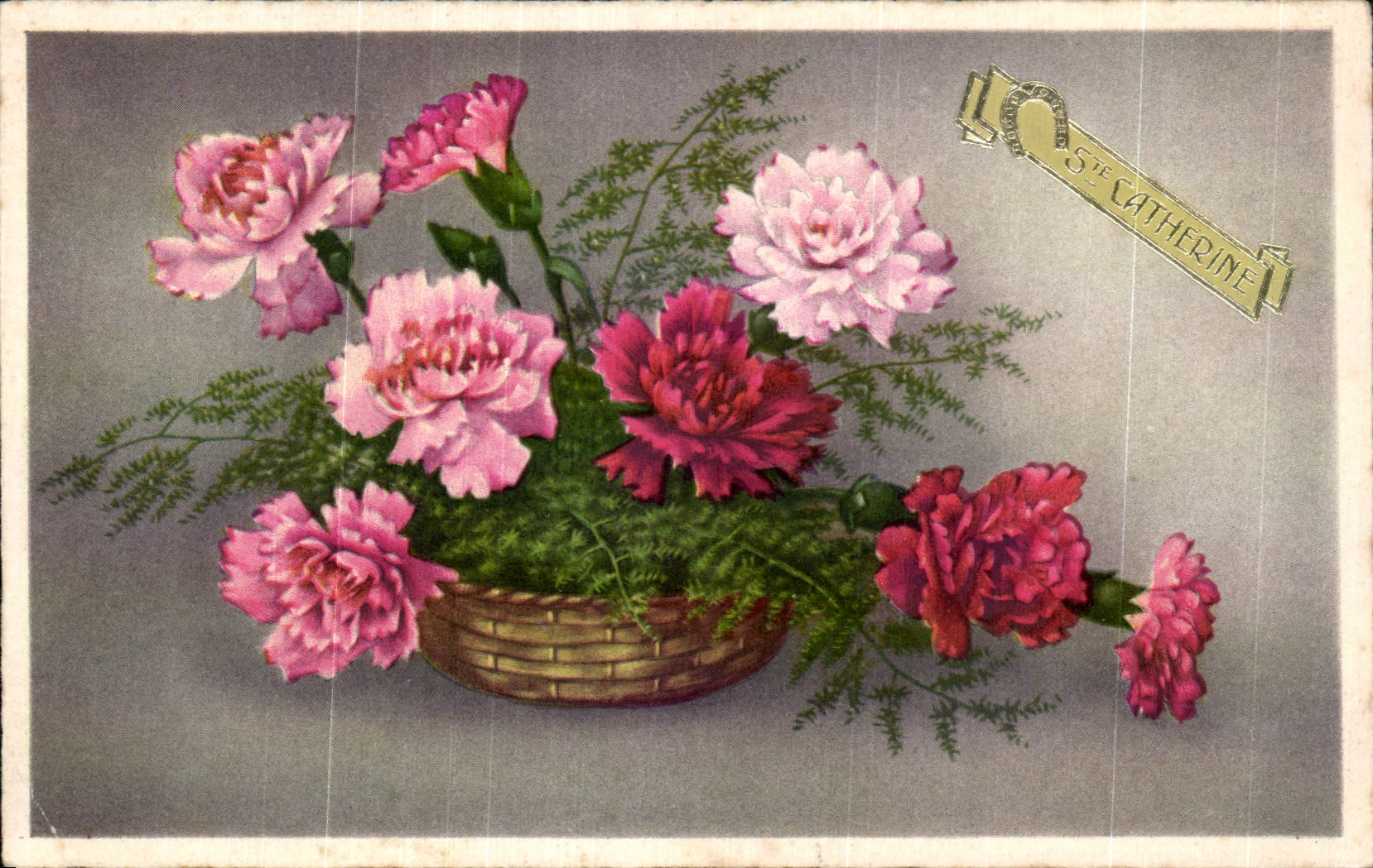 Fleurs Ste Catherine - CPA 