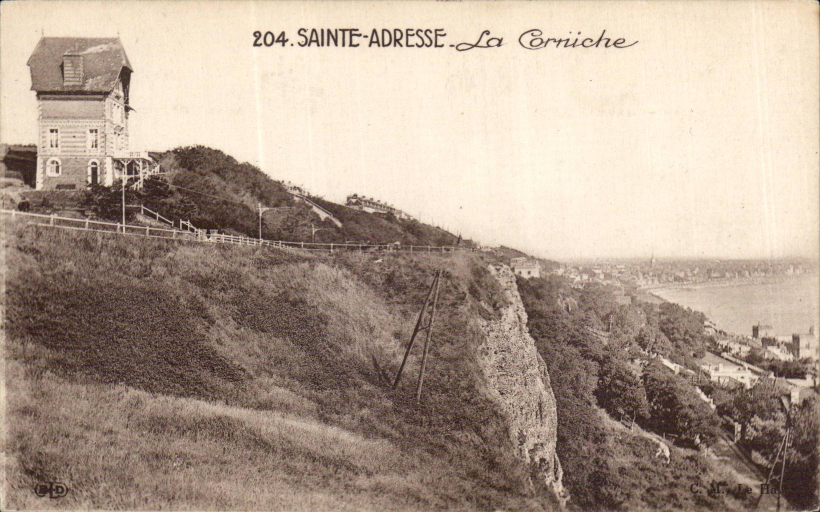 CPA Sainte Address the cornice