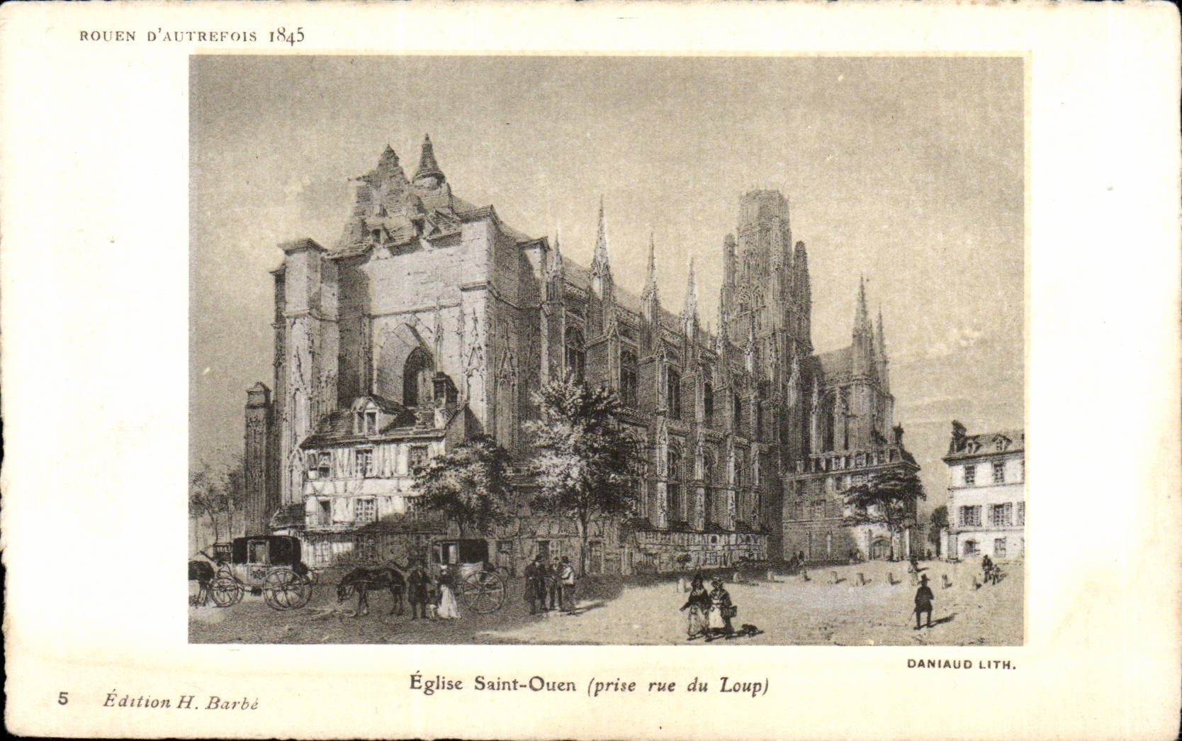 Rouen - Church Saint Ouen - CPA
