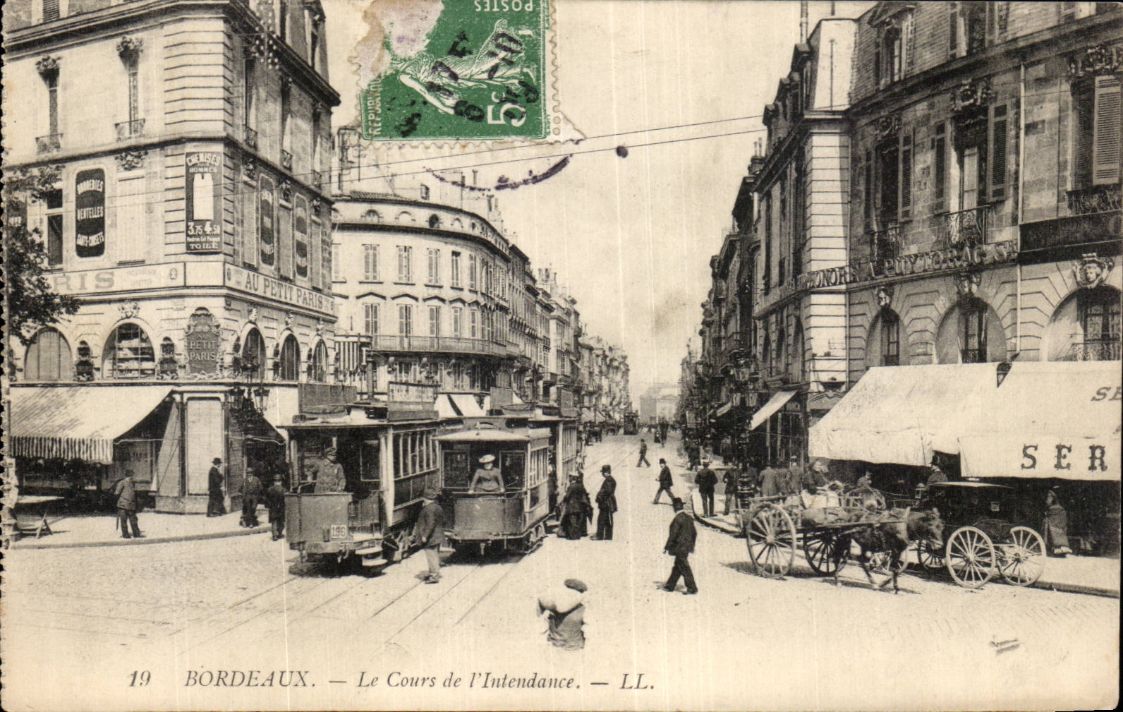Bordeaux - Le Cours de l Intendance - CPA