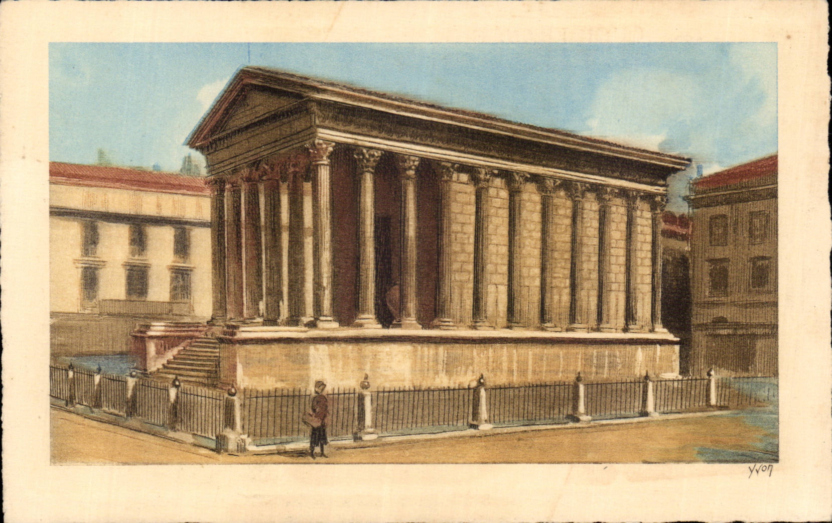 Nimes - La Maison Carree - La Douce France - CPA