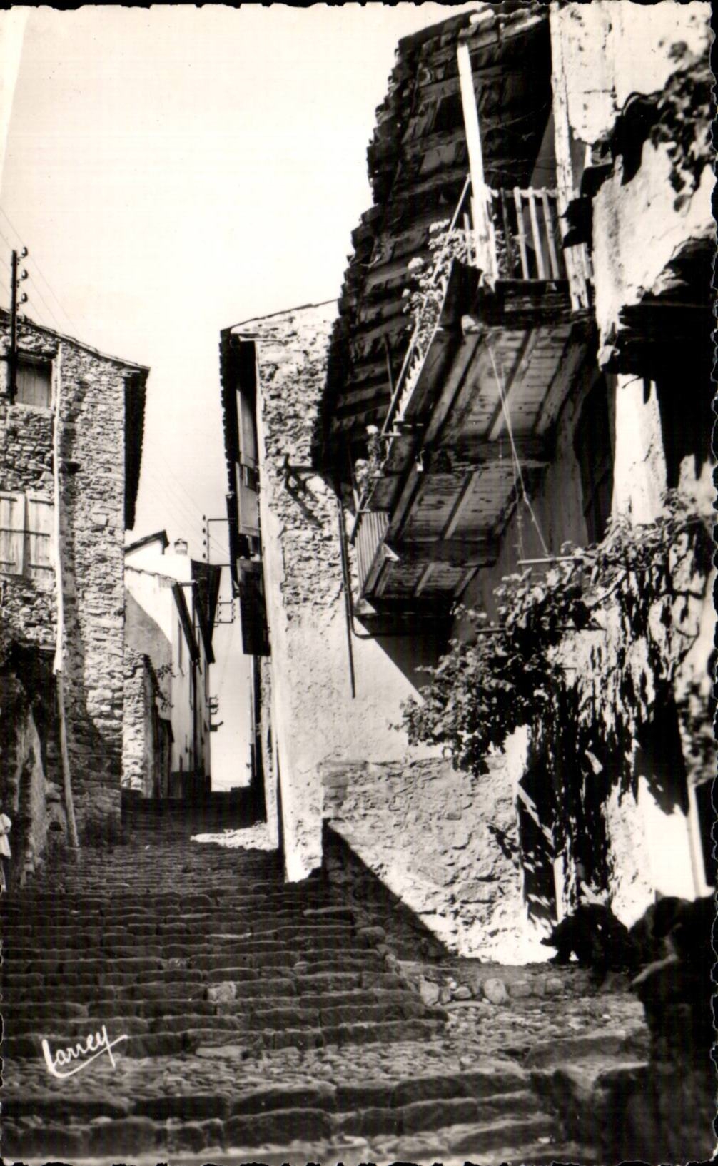 Amelie les Bains - Une vieille rue de la Palalda - CPA 