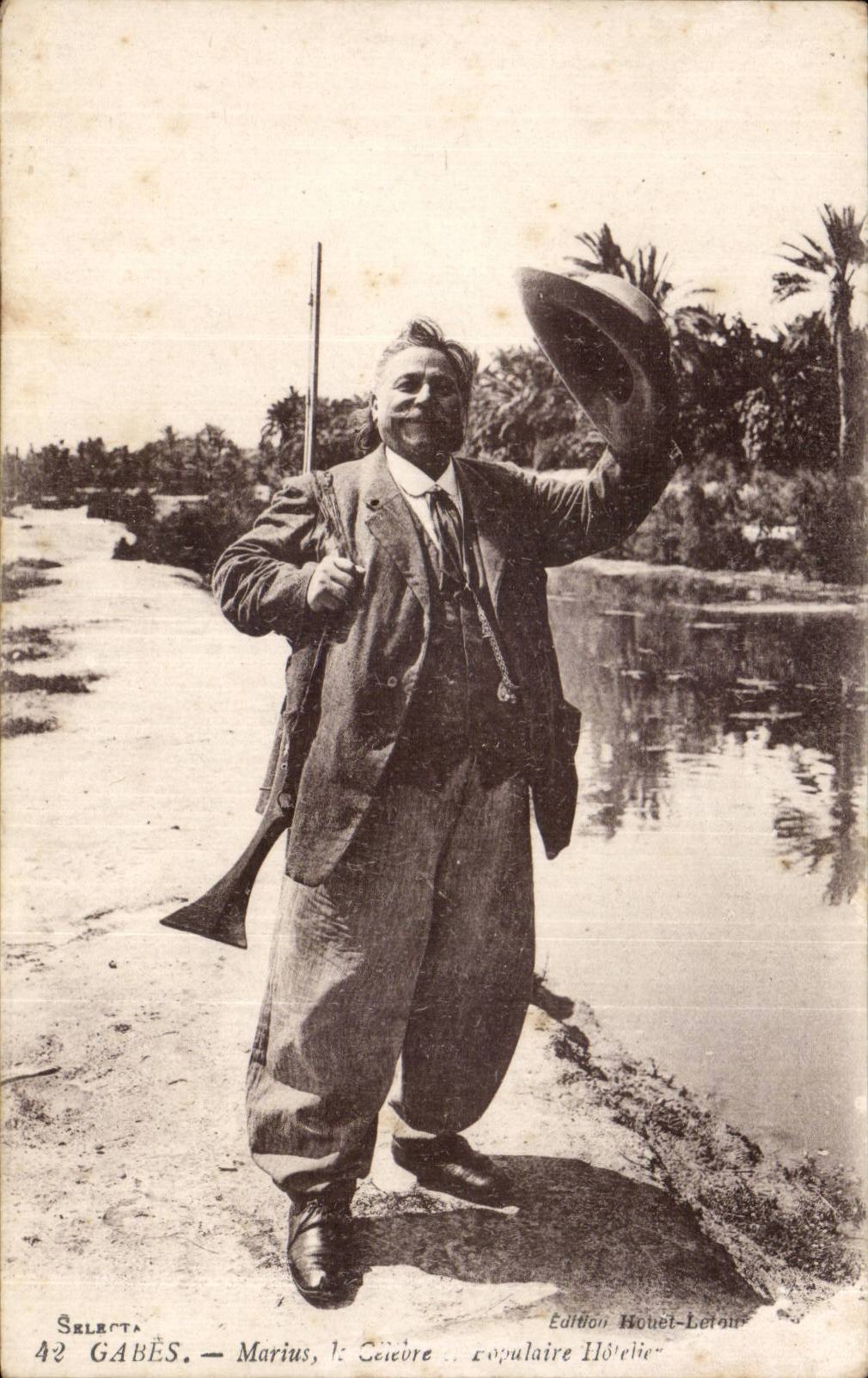 CPA Tunisia Gabes Marius famous the popular Hotel one