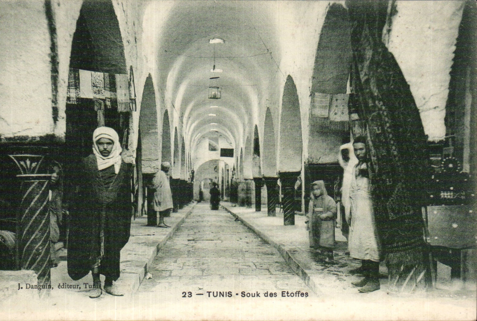 CPA Tunisie Souk des etoffes